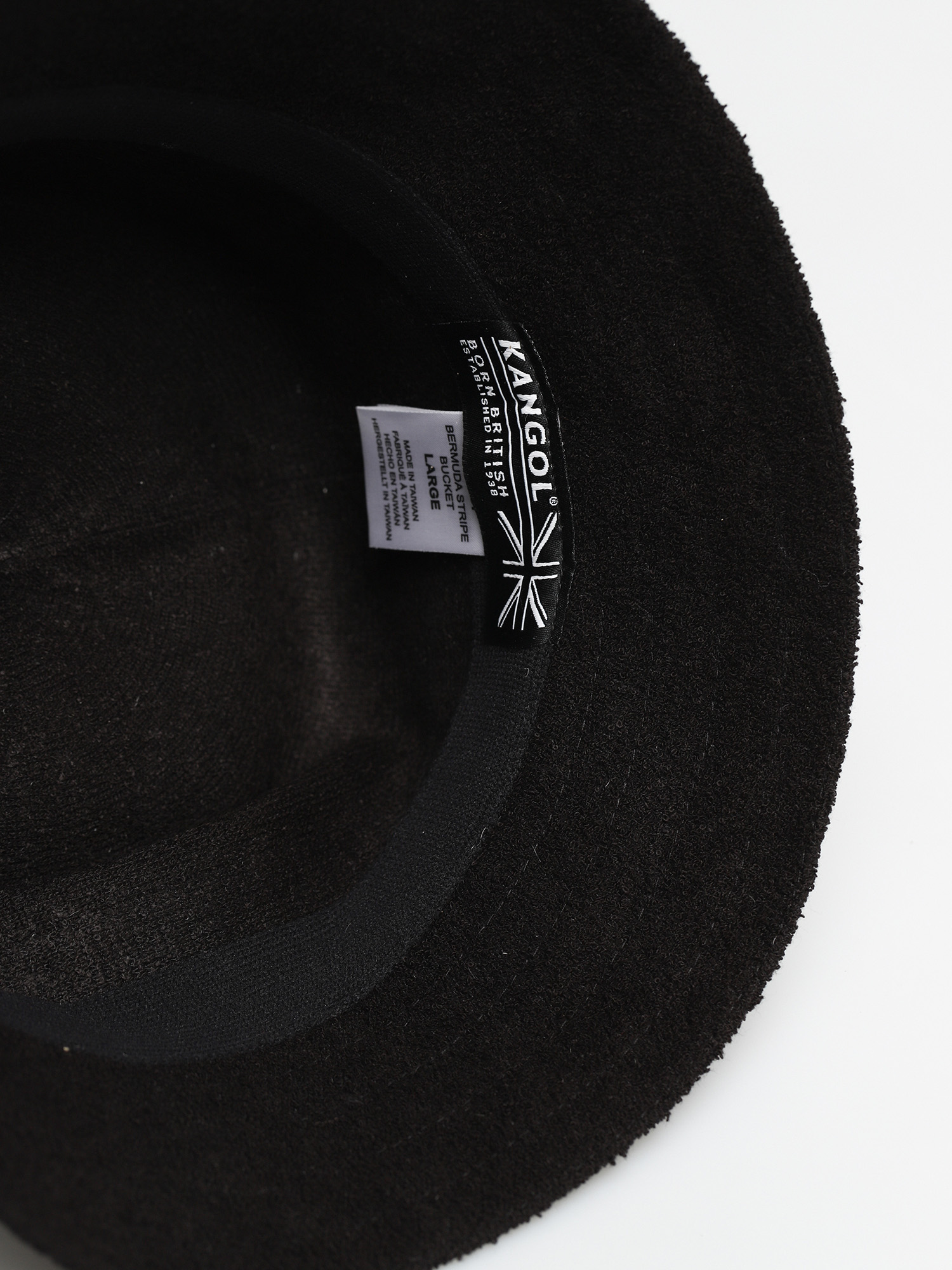 Kangol Bermuda Stripe Bucket Kalap (black)