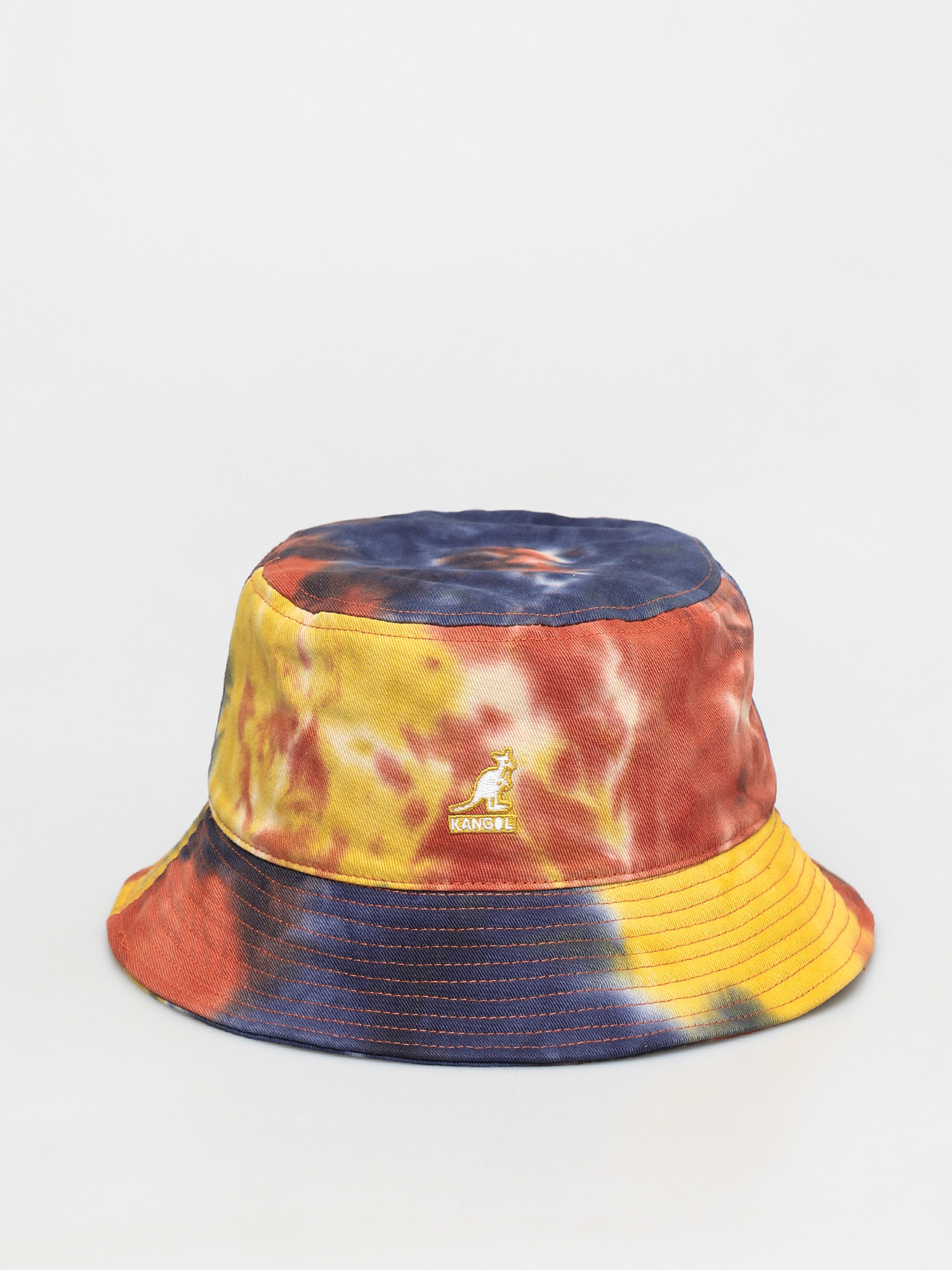 Kangol Tie Dye Bucket Kalap (golden palm)