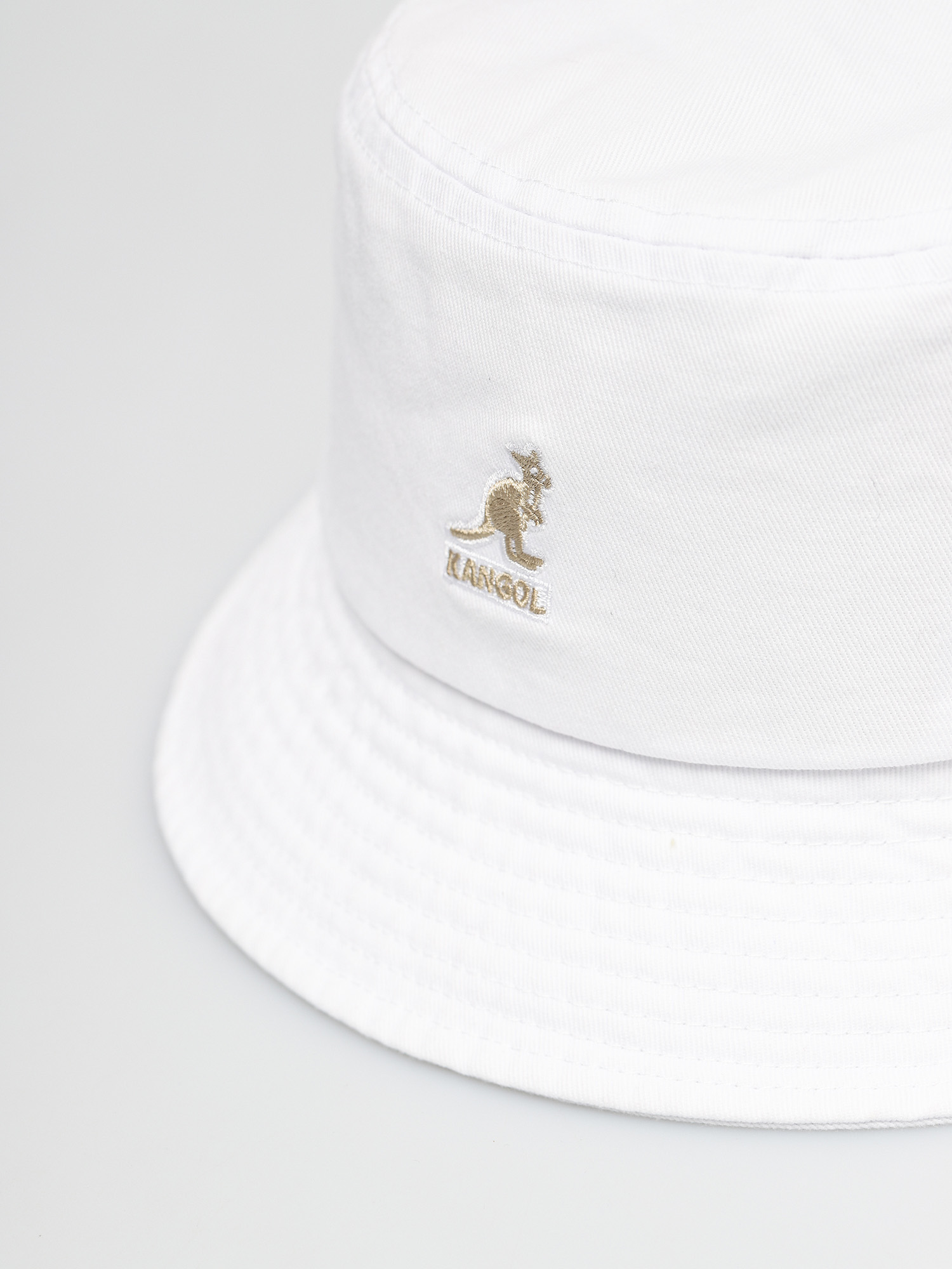 Kangol Washed Bucket Kalap (white)