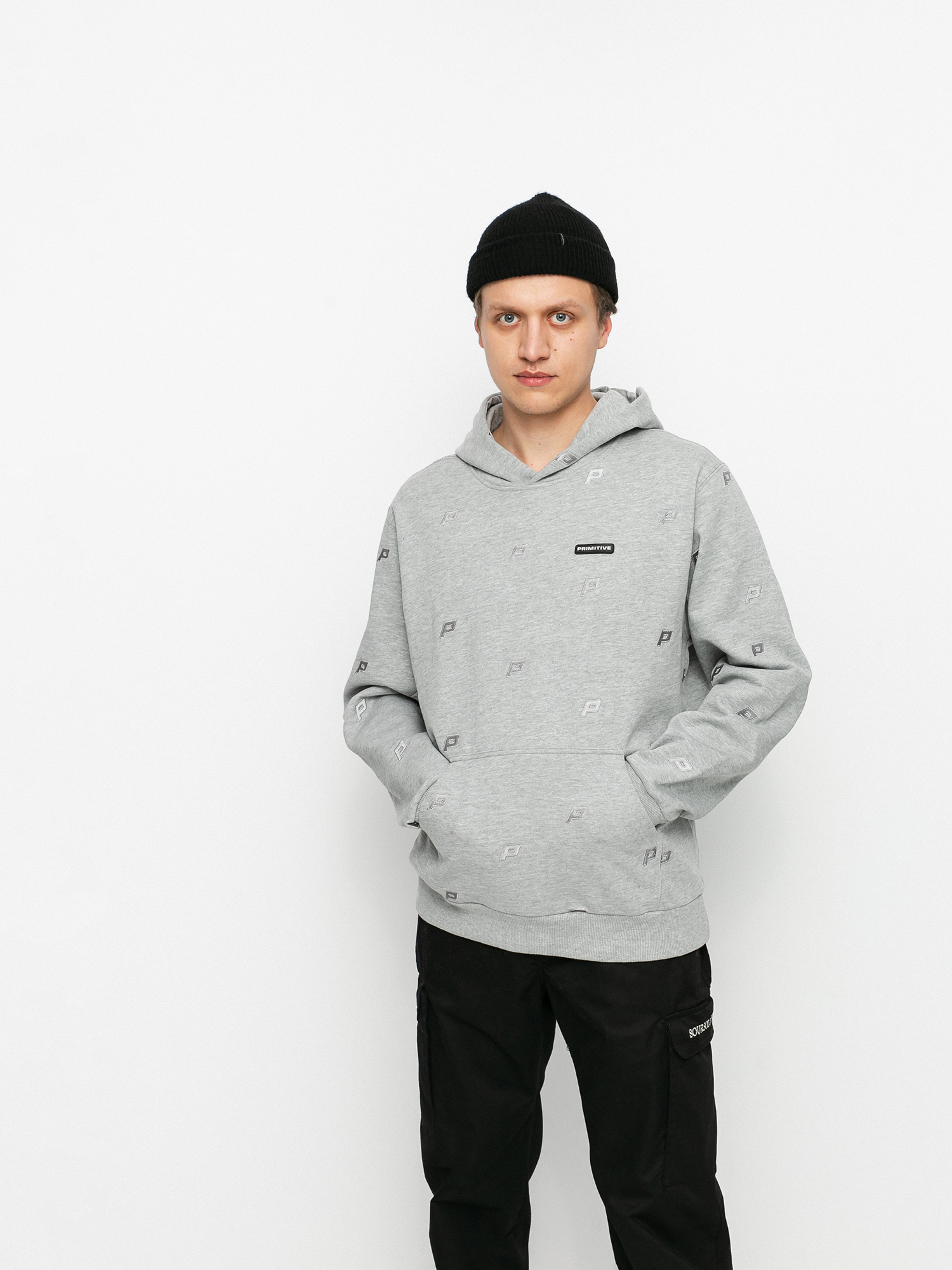 Primitive Mateo HD Kapucnis pulóver (grey heather)