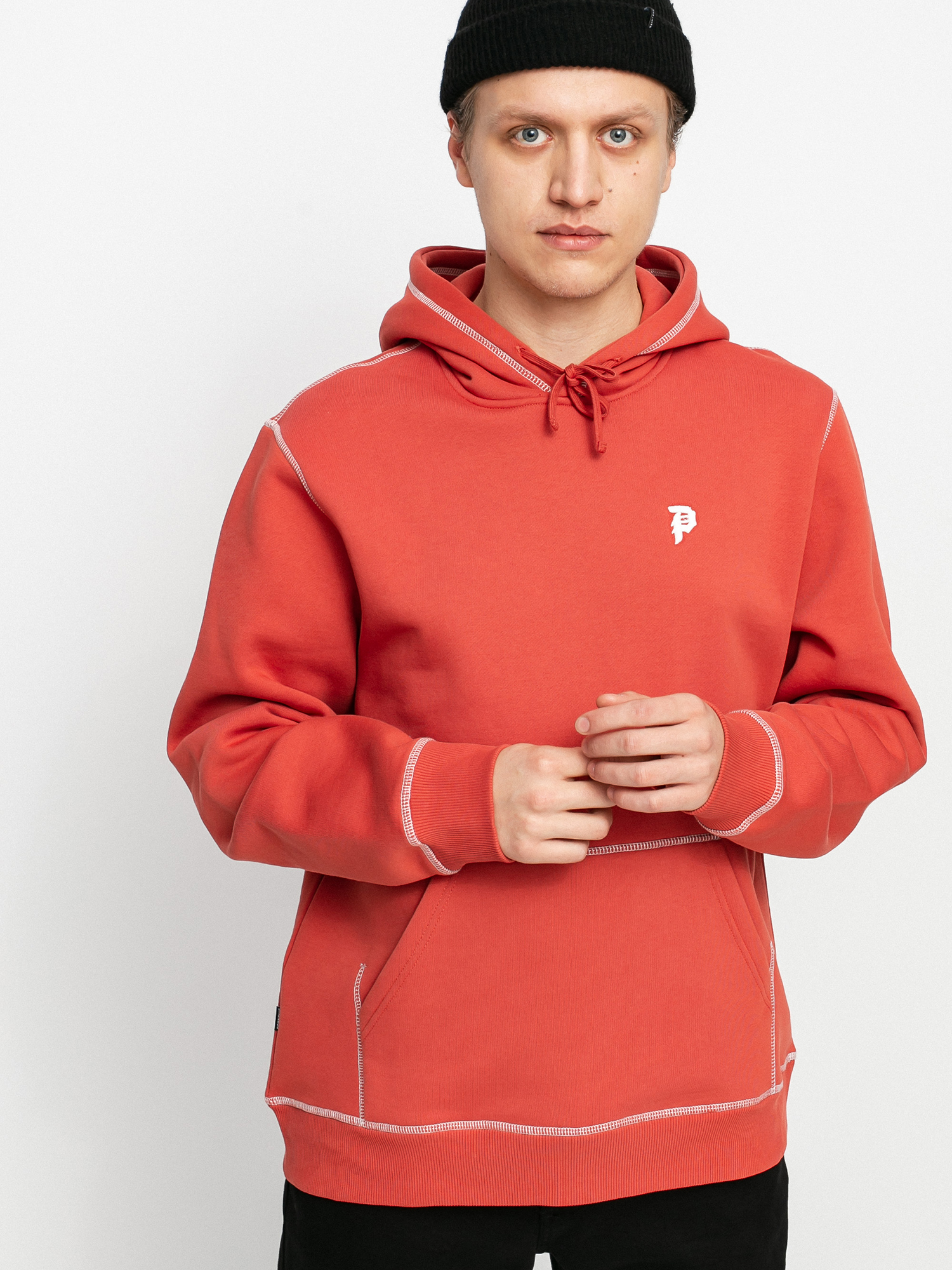 Primitive Cliver HD Kapucnis pulóver (red)