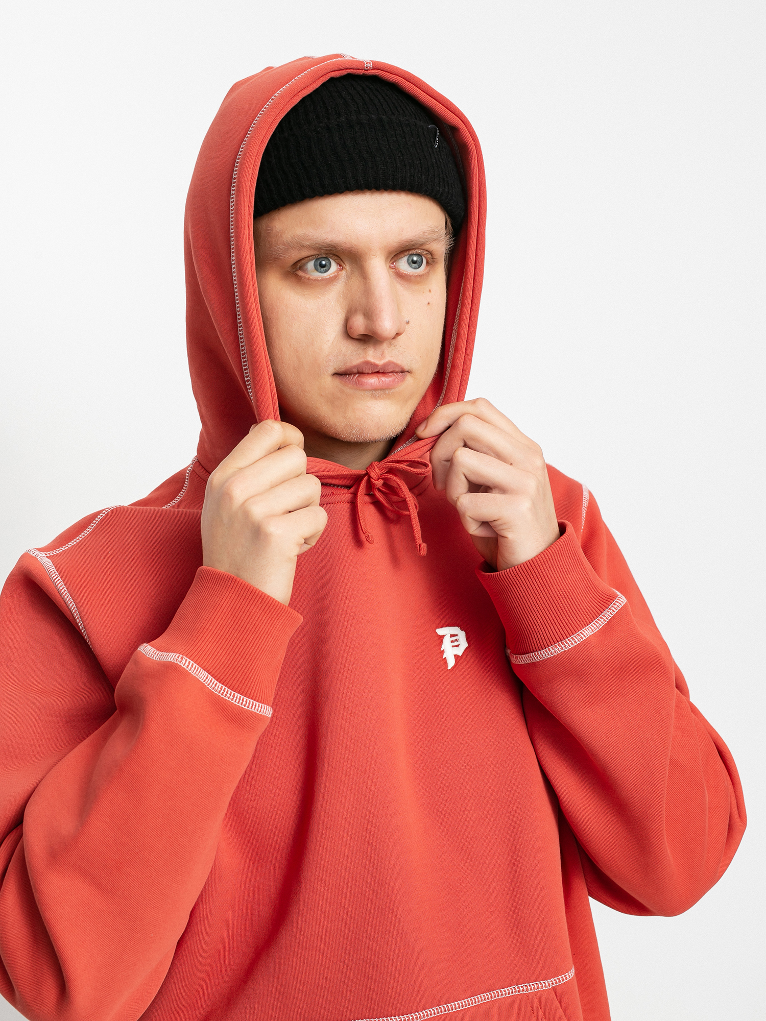 Primitive Cliver HD Kapucnis pulóver (red)