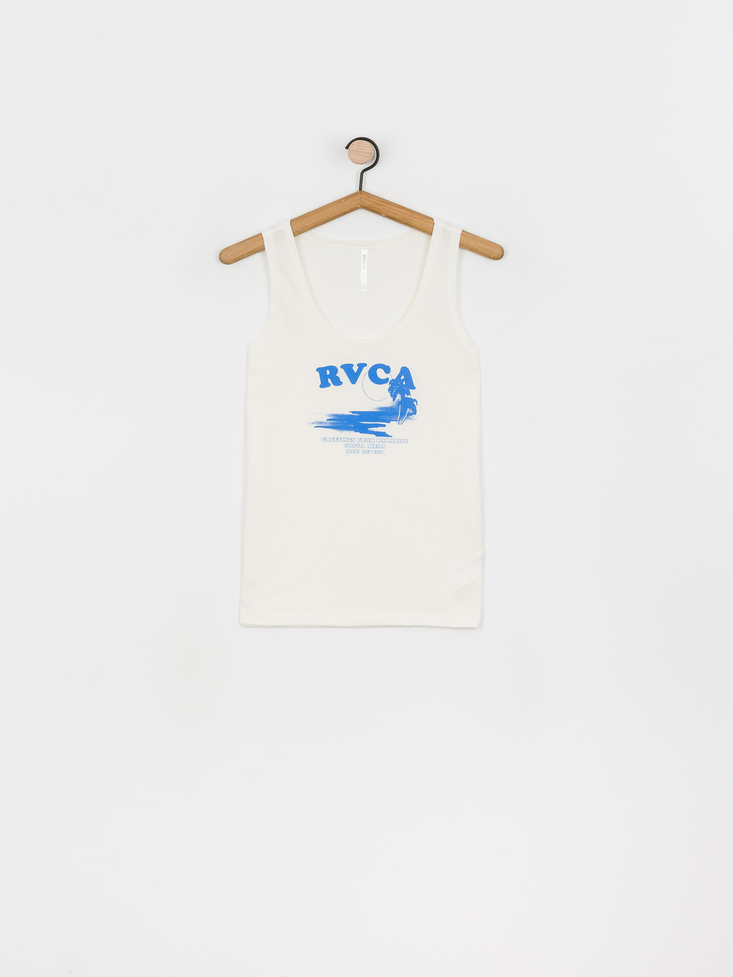 RVCA Postcard Wmn Ujjatlan felső (vintage white)