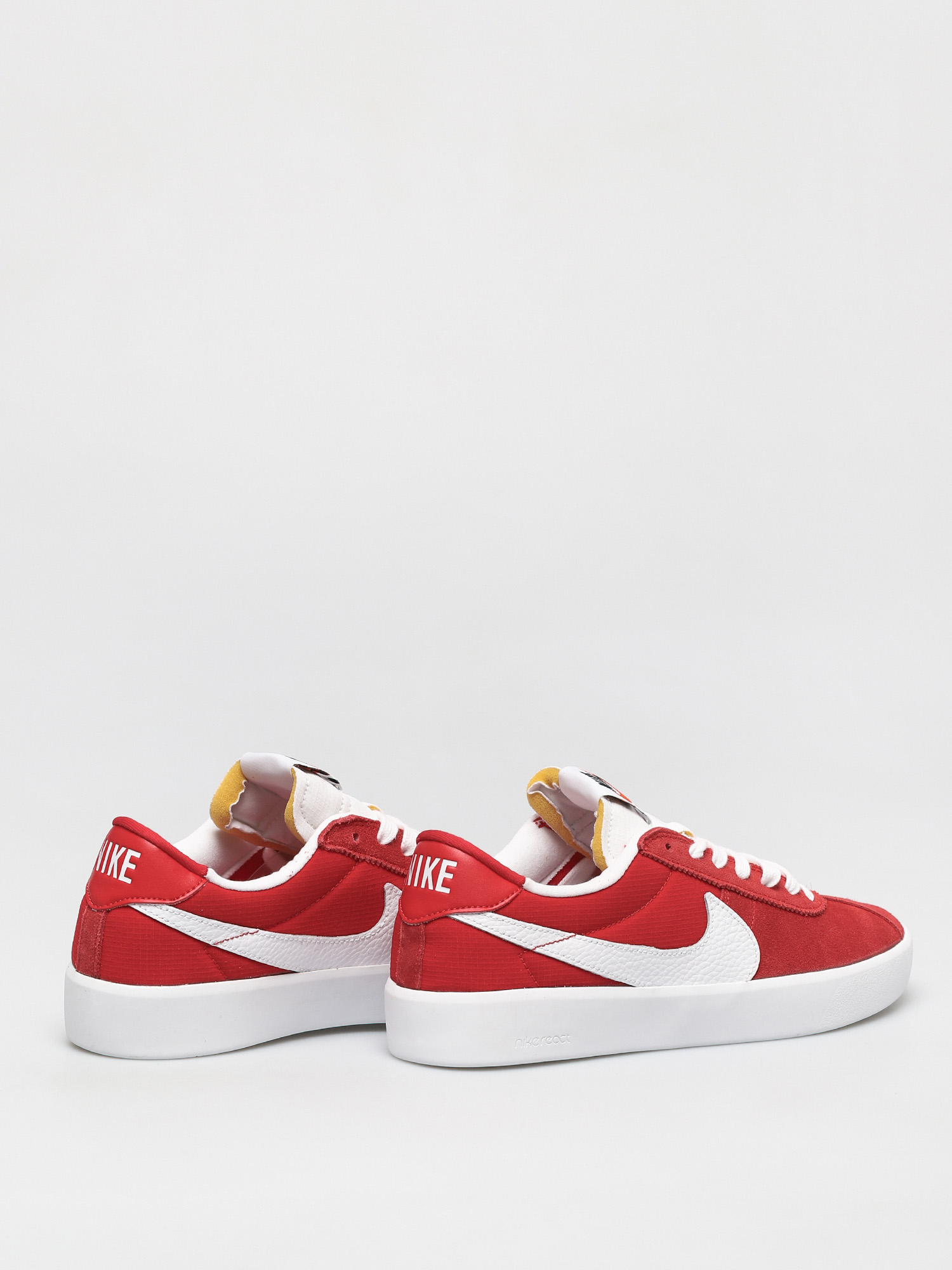 Nike SB Bruin React Cipők (university red/white university red)