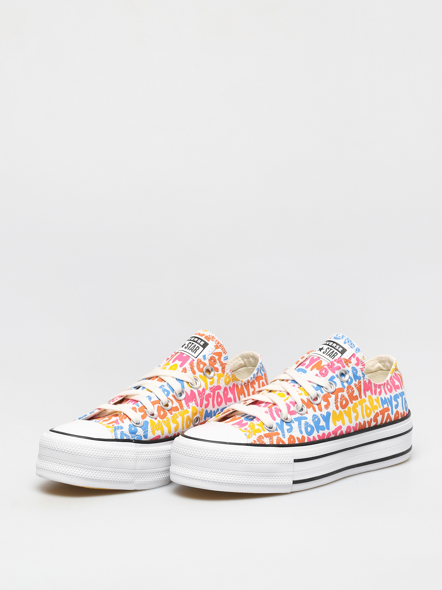 Converse Chuck Taylor All Star Double Stack Lift Ox Wmn Tornacipők (neutral)