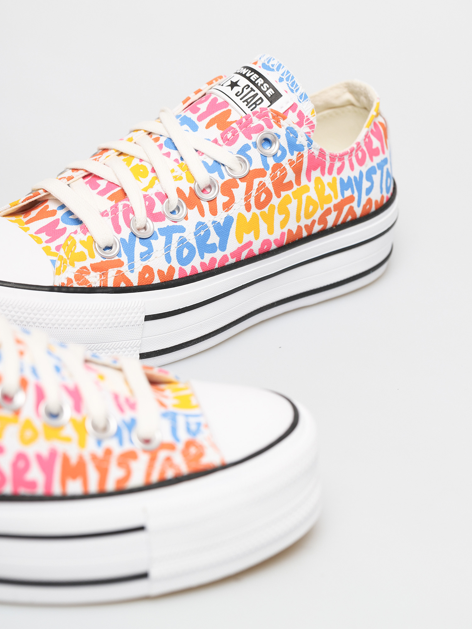 Converse Chuck Taylor All Star Double Stack Lift Ox Wmn Tornacipők (neutral)