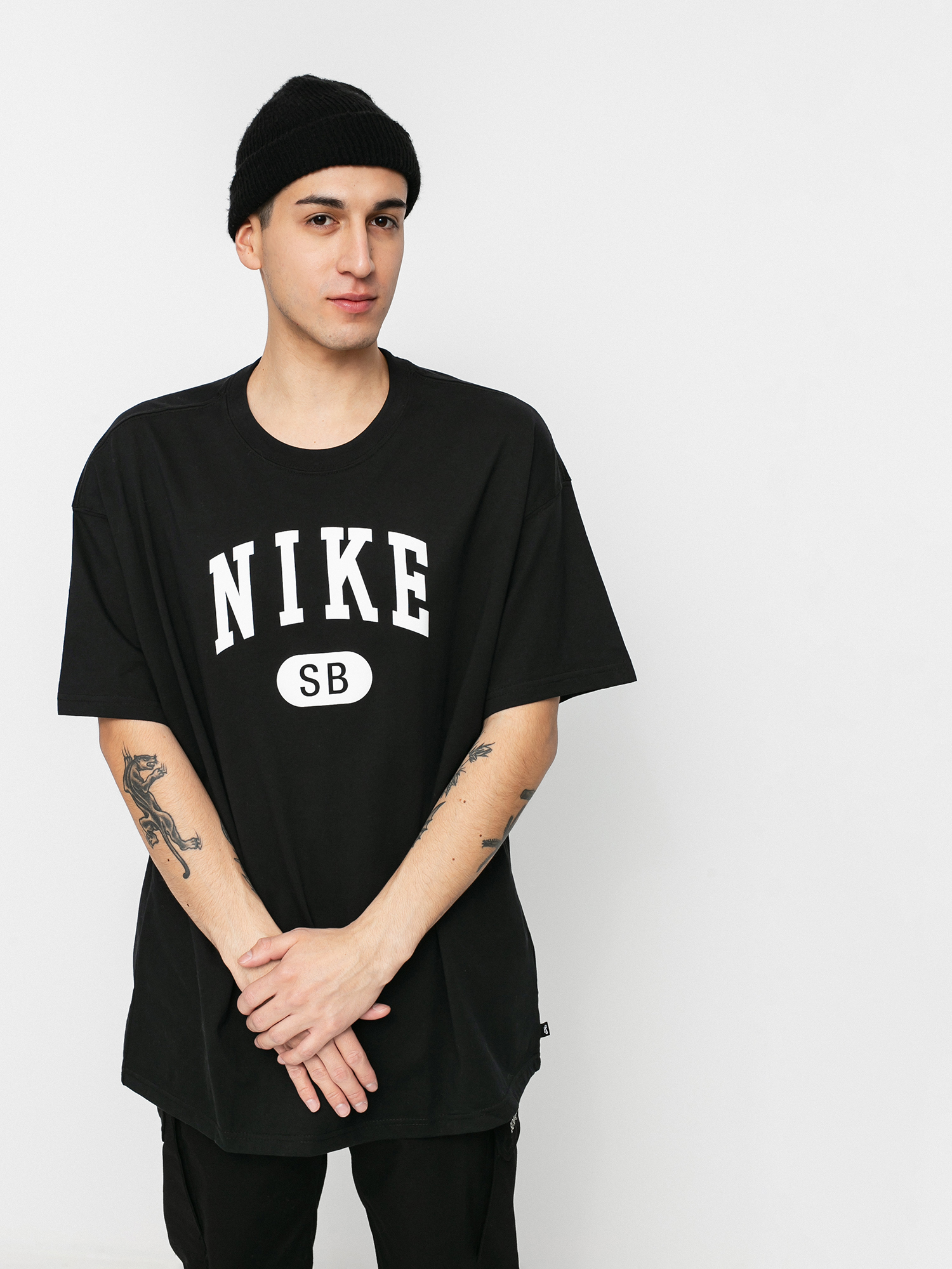 Nike SB Collegiate Ujjatlan felső (black/white)