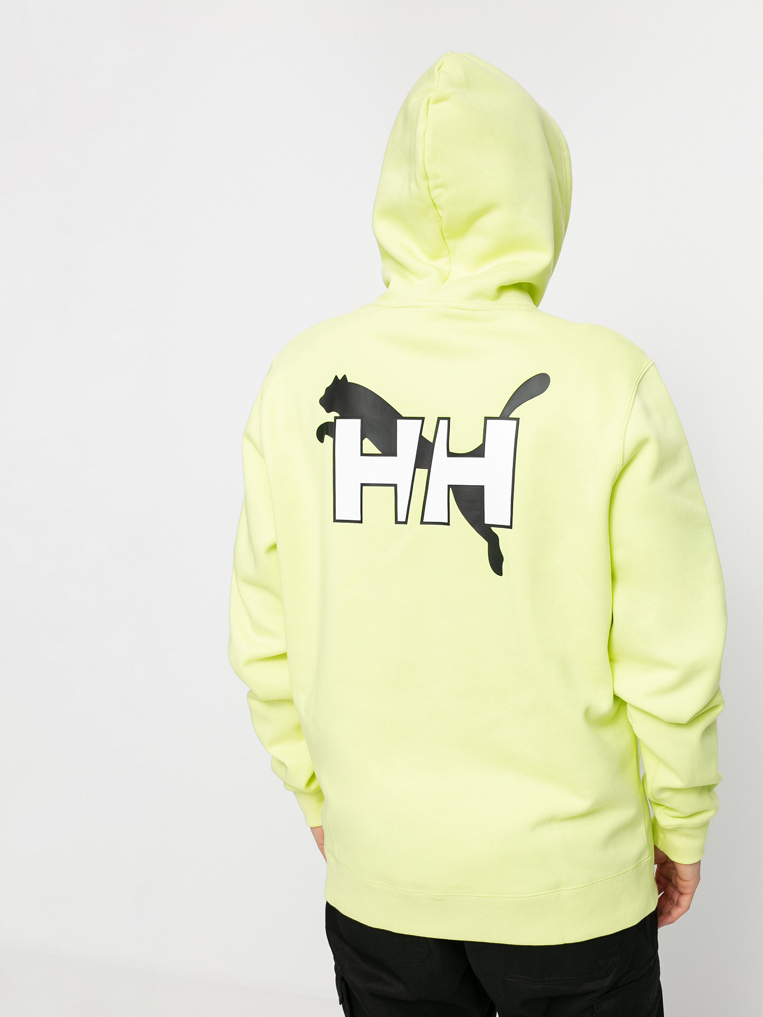 Puma X Helly Hansen HD Kapucnis pulóver (sunny lime)