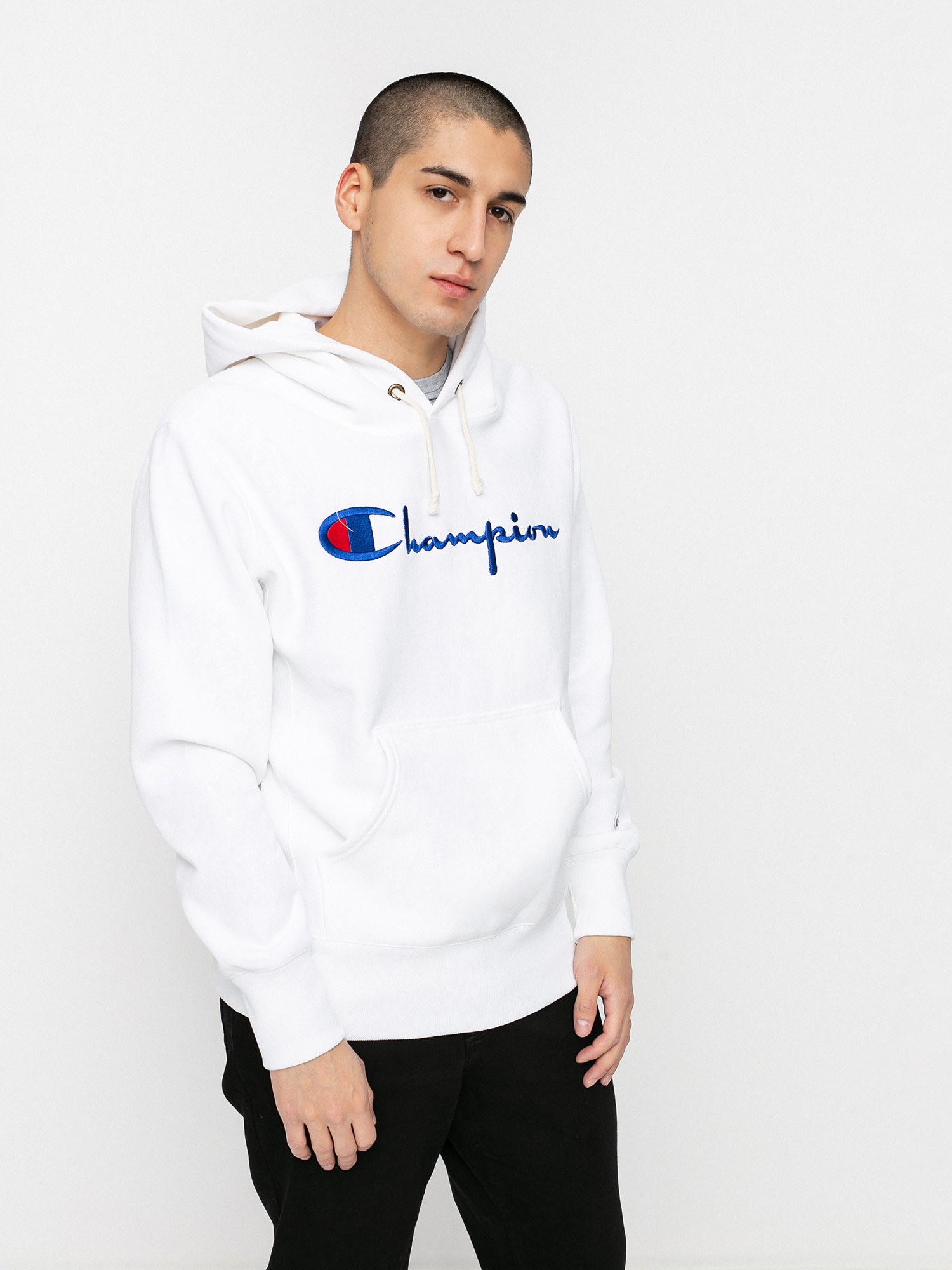 Champion Sweatshirt HD 215159 Kapucnis pulóver (wht)