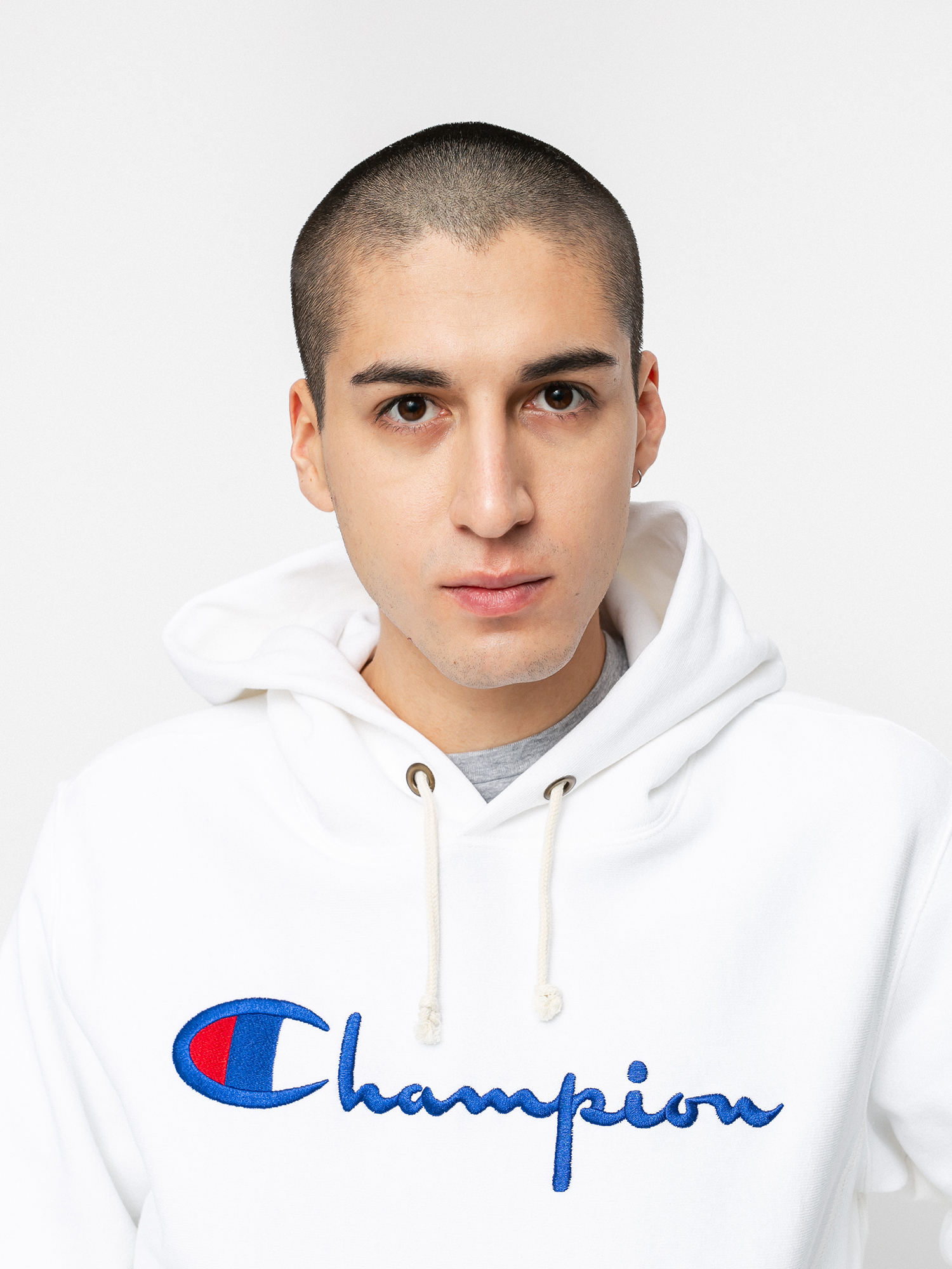 Champion Sweatshirt HD 215159 Kapucnis pulóver (wht)
