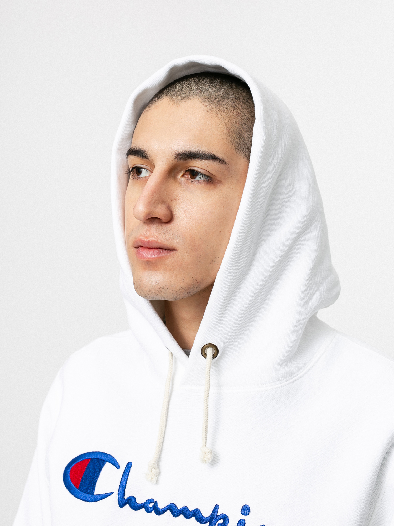 Champion Sweatshirt HD 215159 Kapucnis pulóver (wht)