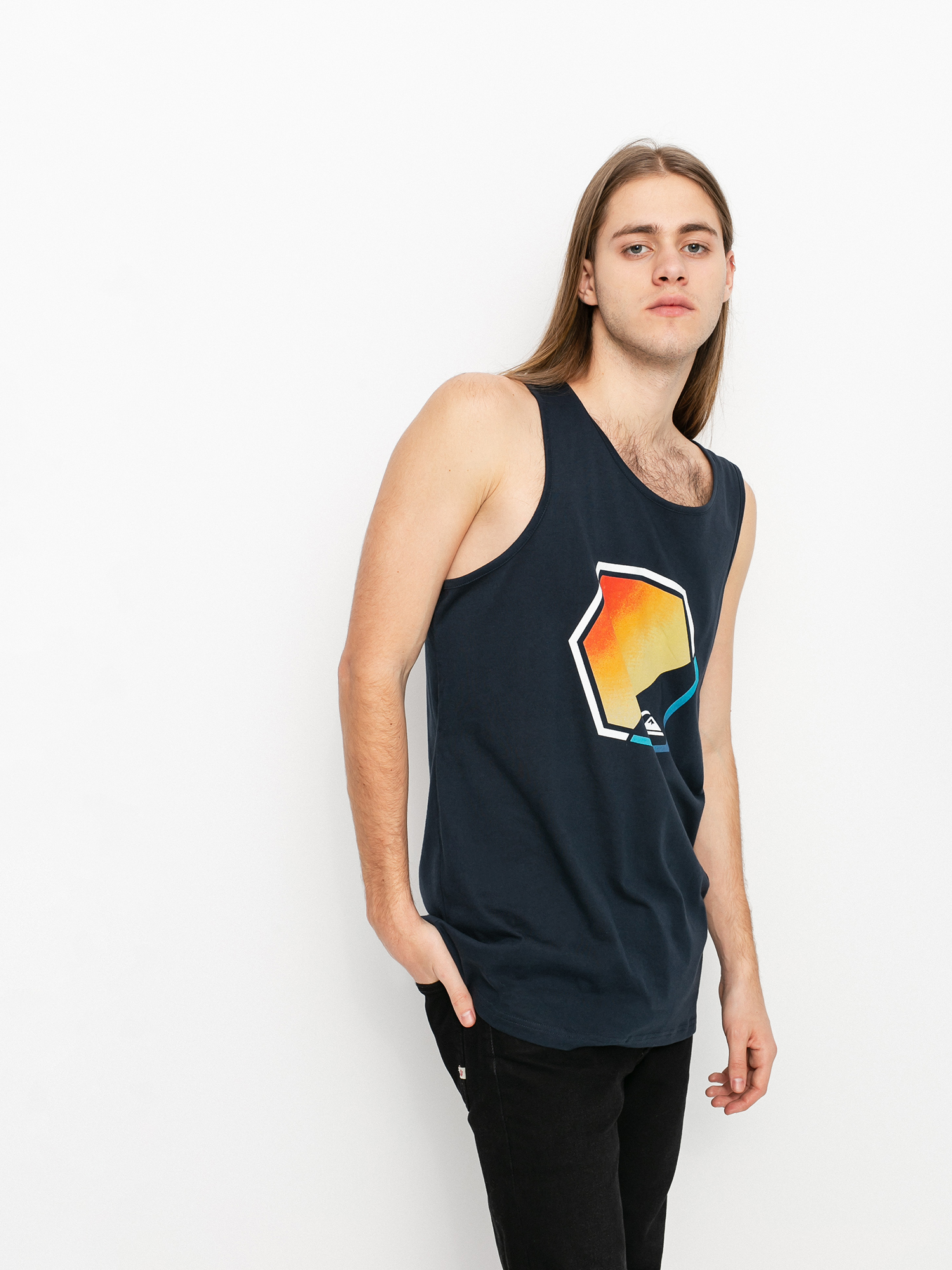 Quiksilver Fading Out Ujjatlan felső (navy blazer)