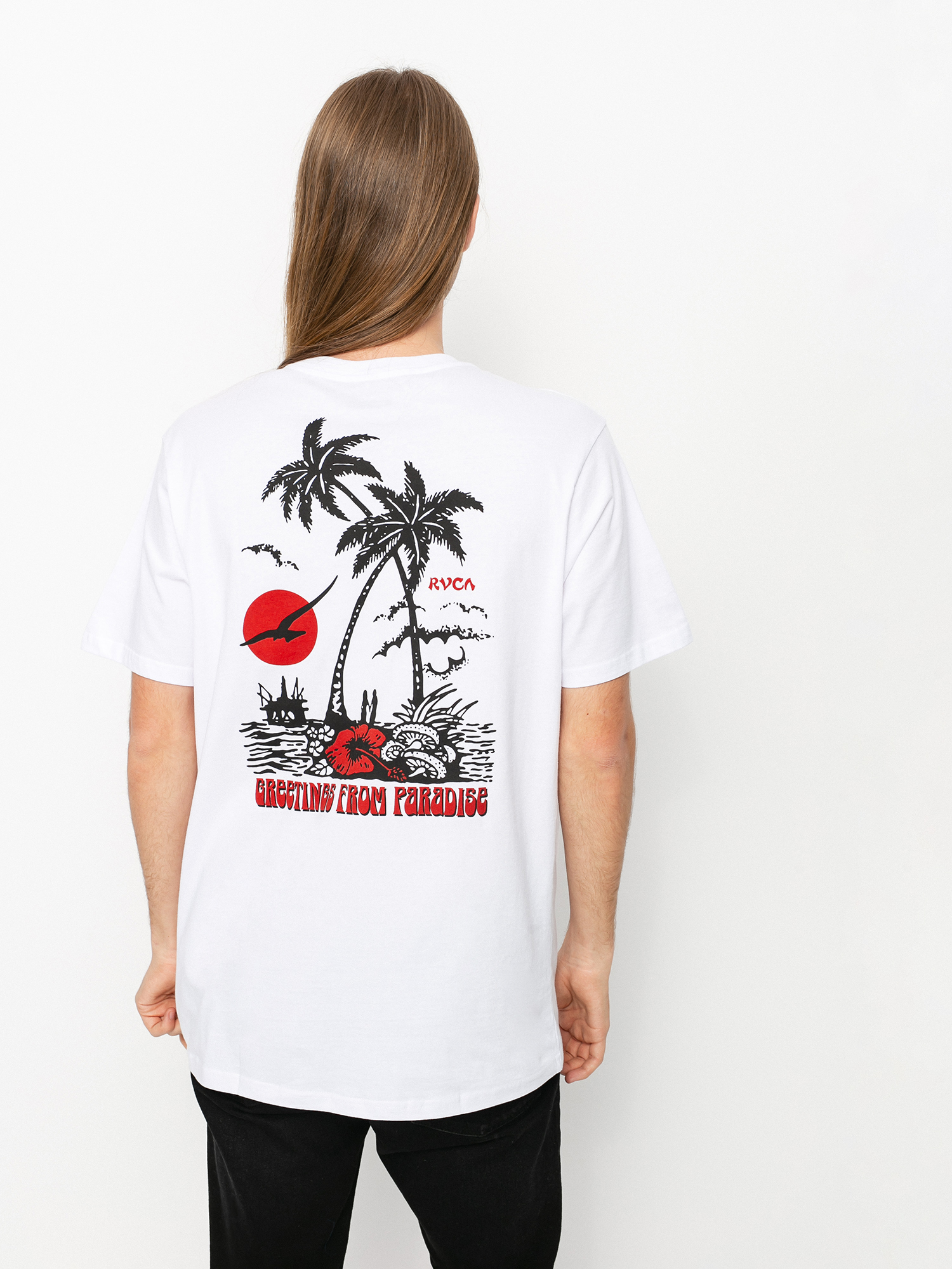 RVCA Bliss Ujjatlan felső (white)