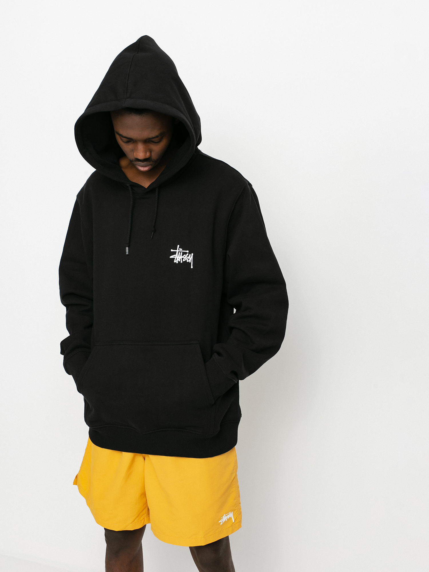 Stussy Kapucnis pulóver Basic HD (black)