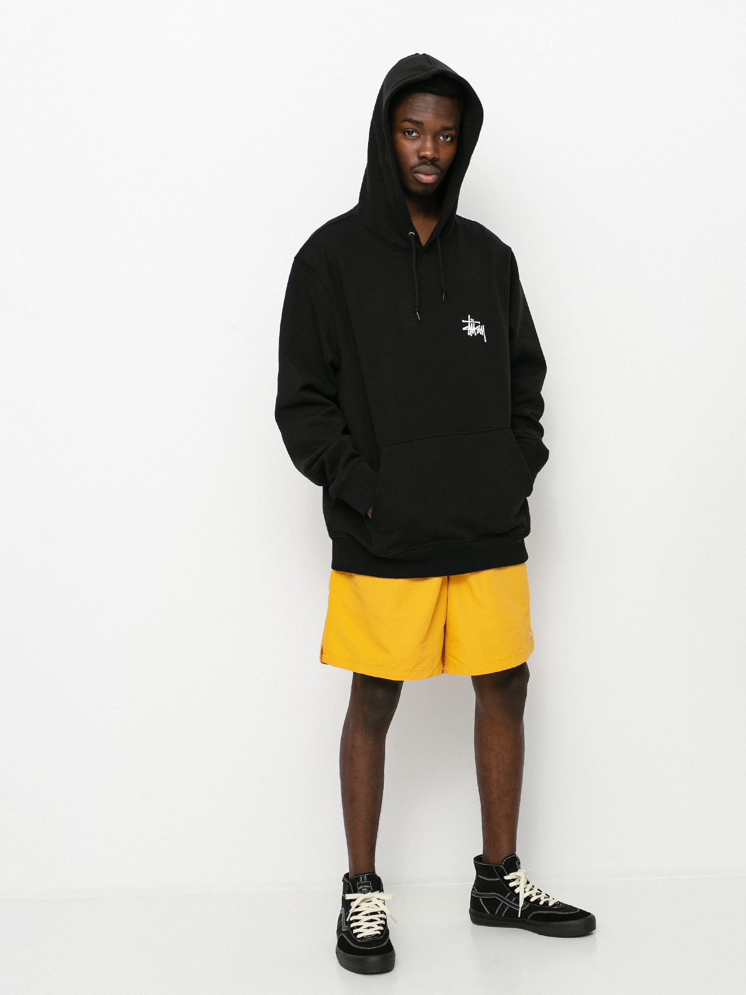 Stussy Kapucnis pulóver Basic HD (black)