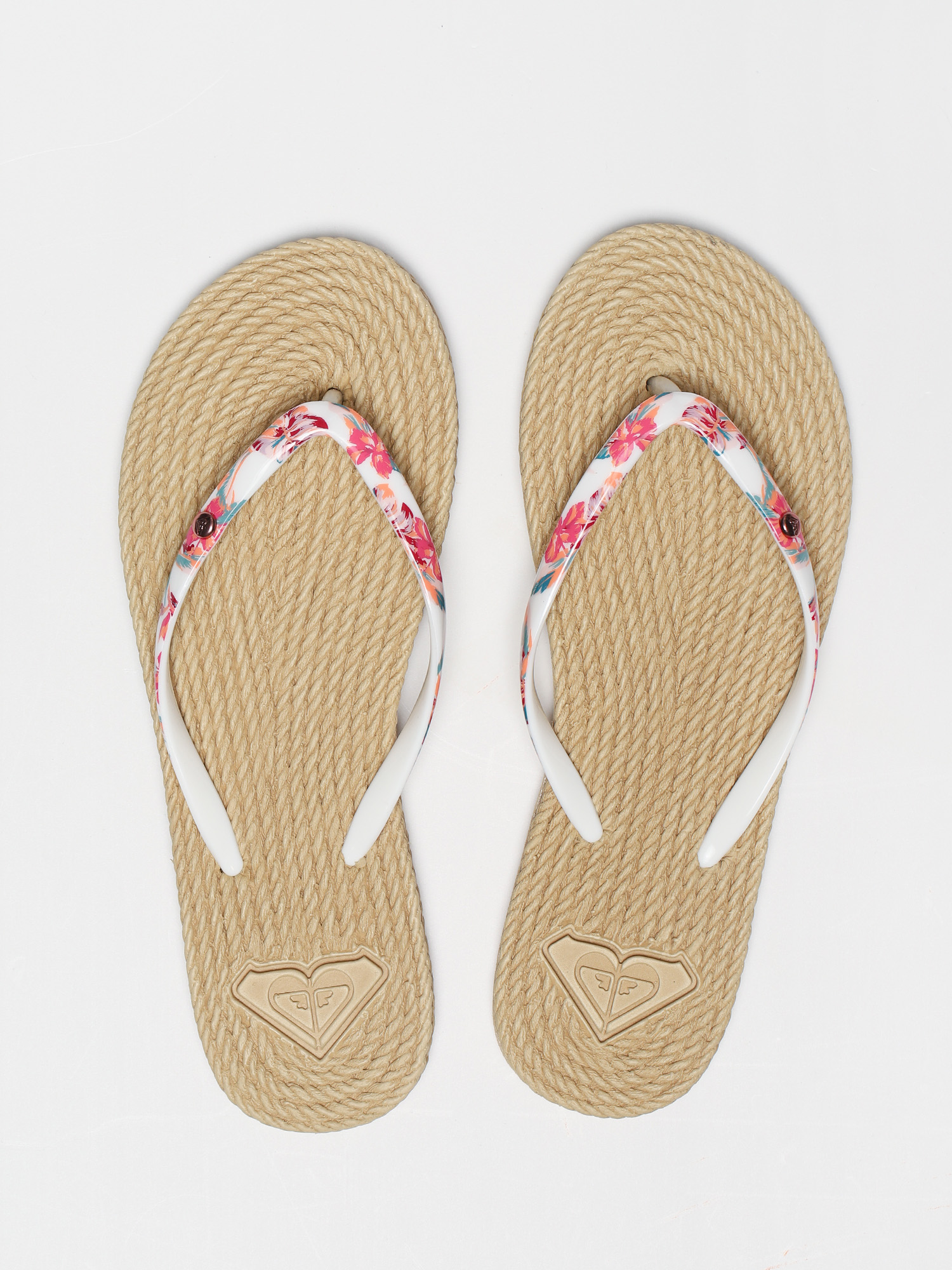 Roxy South Beach II Wmn Flip-flop papucsok (white ringer)