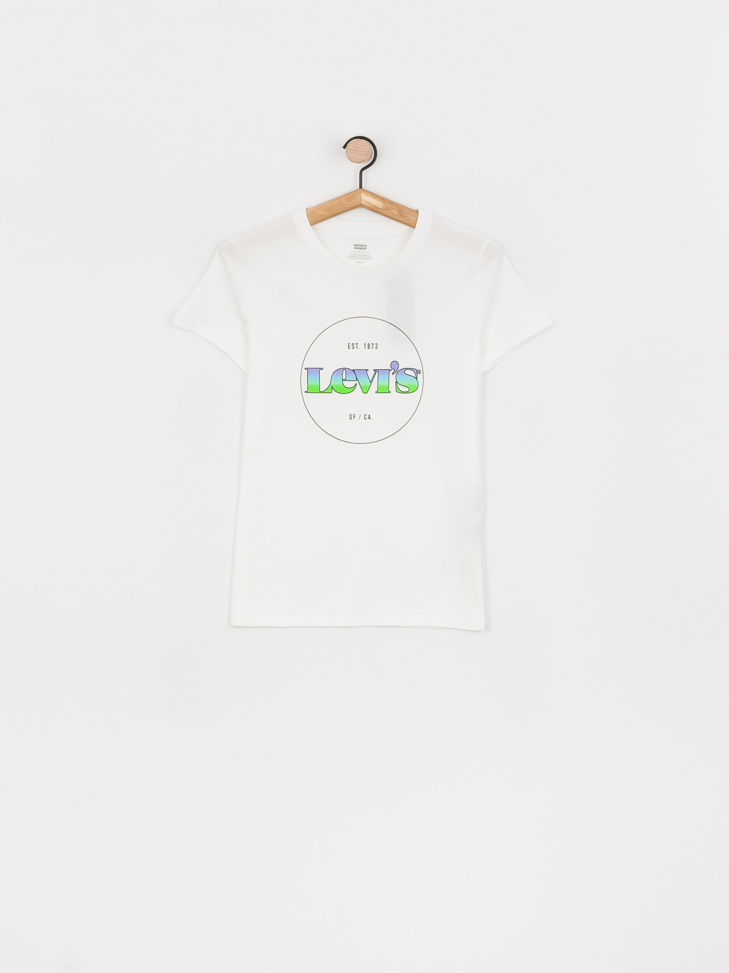 Levi's® The Perfect Wmn Ujjatlan felső (circle logo gradient white)