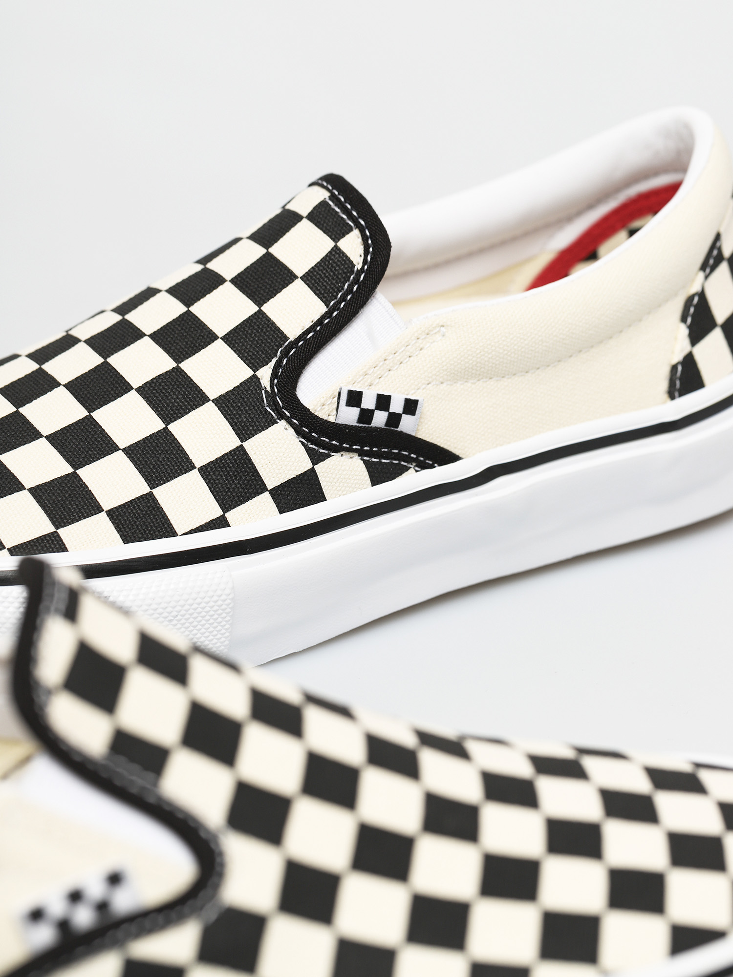 Vans Skate Slip On Cipők (checkerboard black/off white)