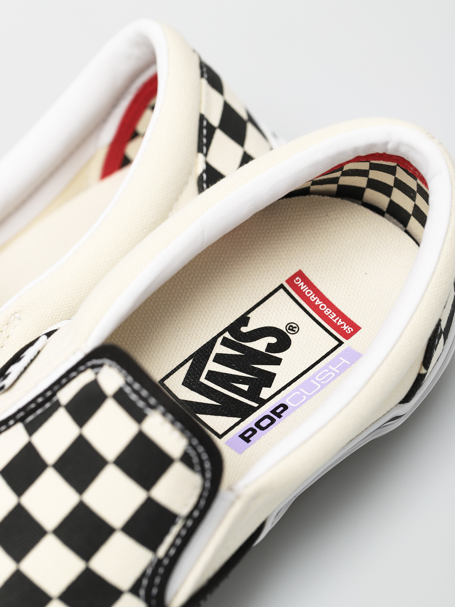 Vans Skate Slip On Cipők (checkerboard black/off white)