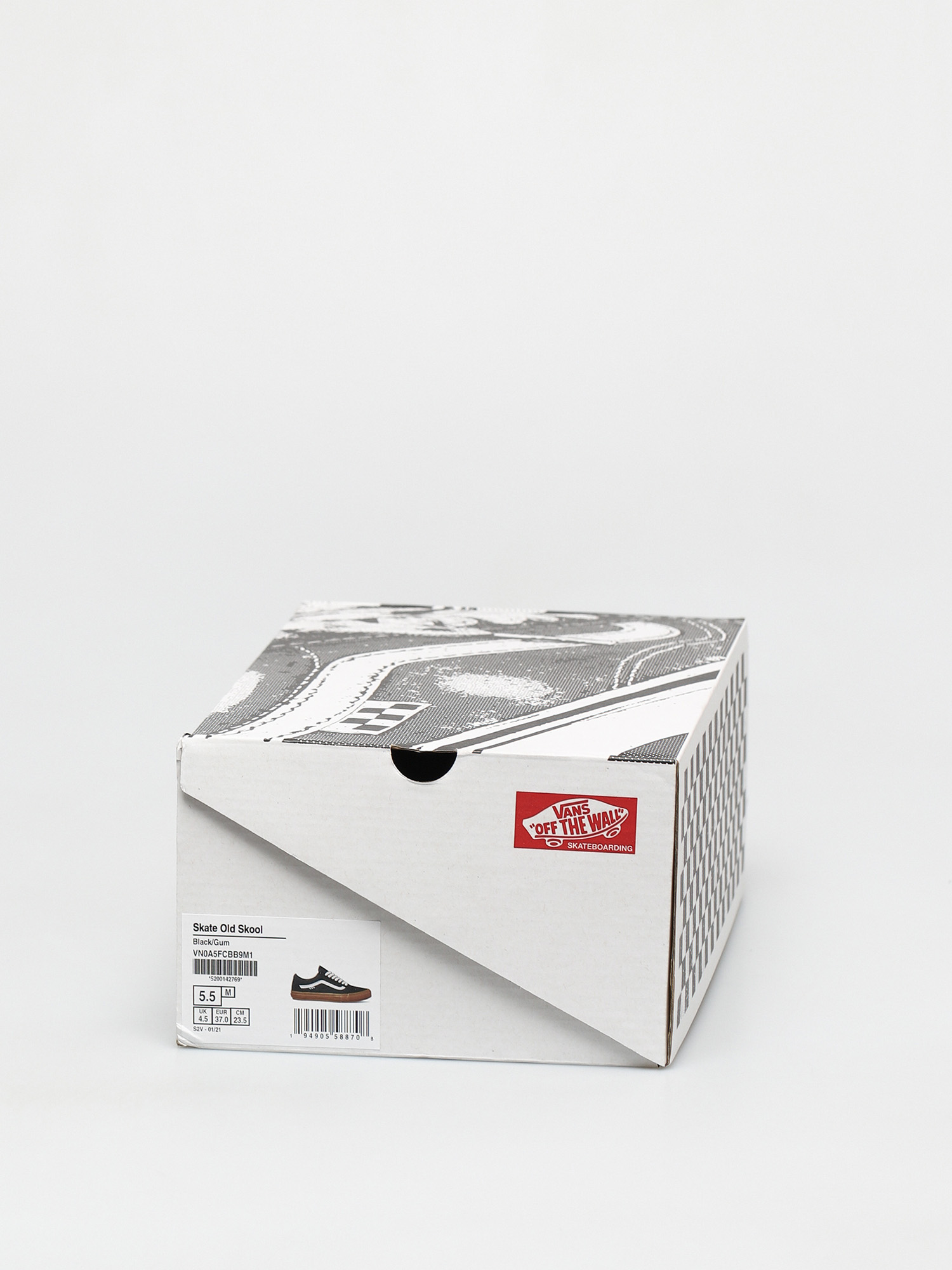 Vans Skate Old Skool Cipők (black/gum)