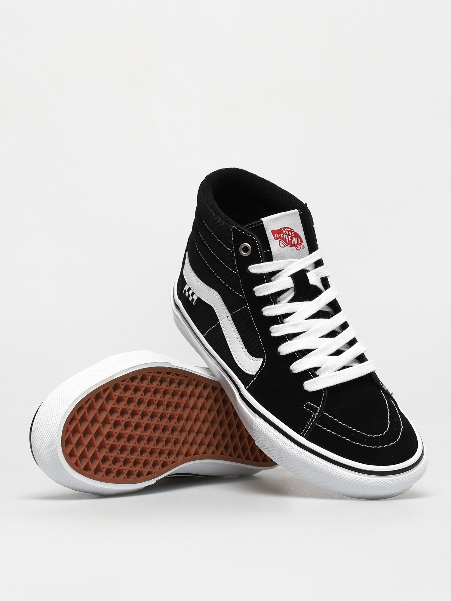 Vans Skate Sk8 Hi Cipők (black/white)
