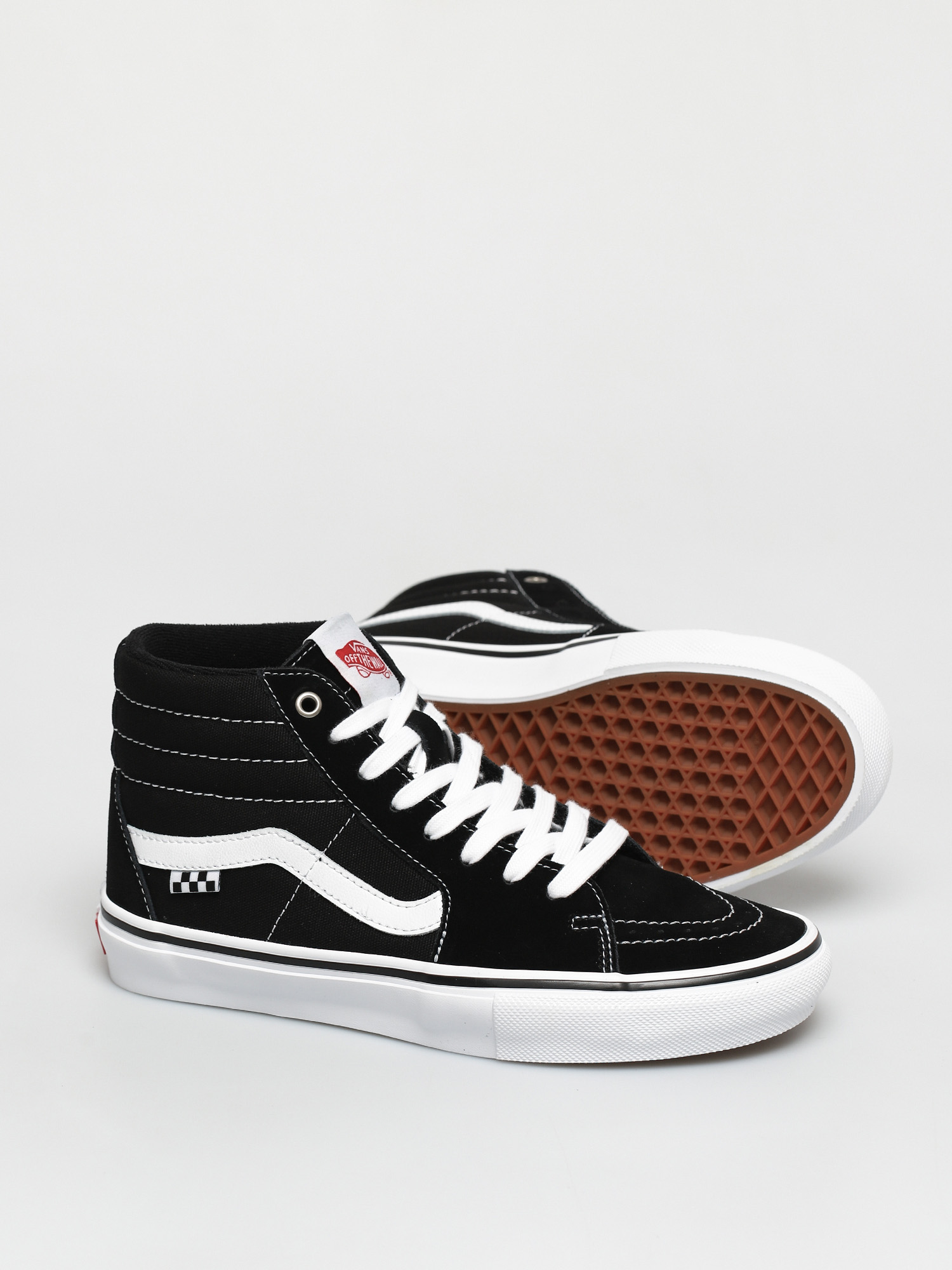 Vans Skate Sk8 Hi Cipők (black/white)