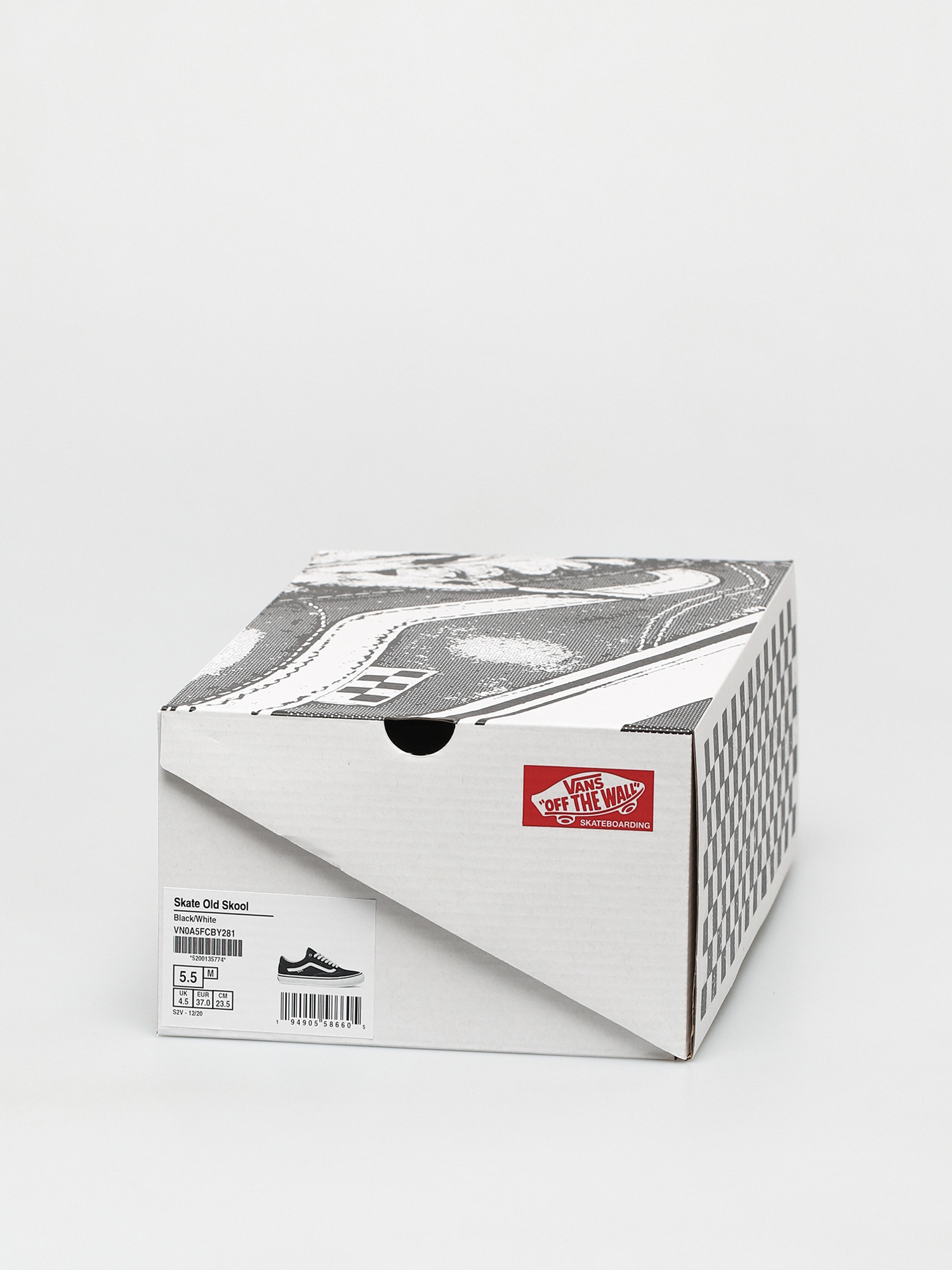 Vans Skate Old Skool Cipők (black/white)