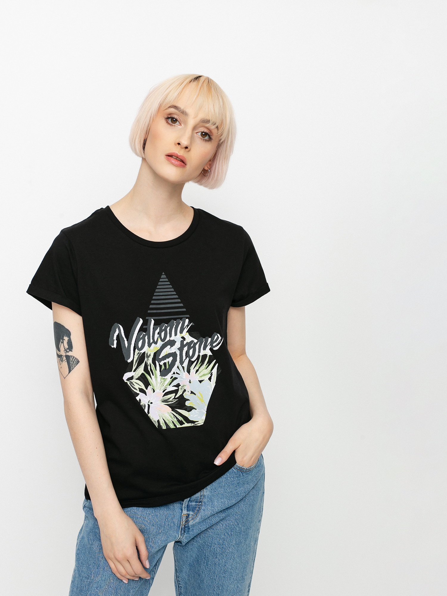 Volcom Radical Daze Wmn Ujjatlan felső (black)