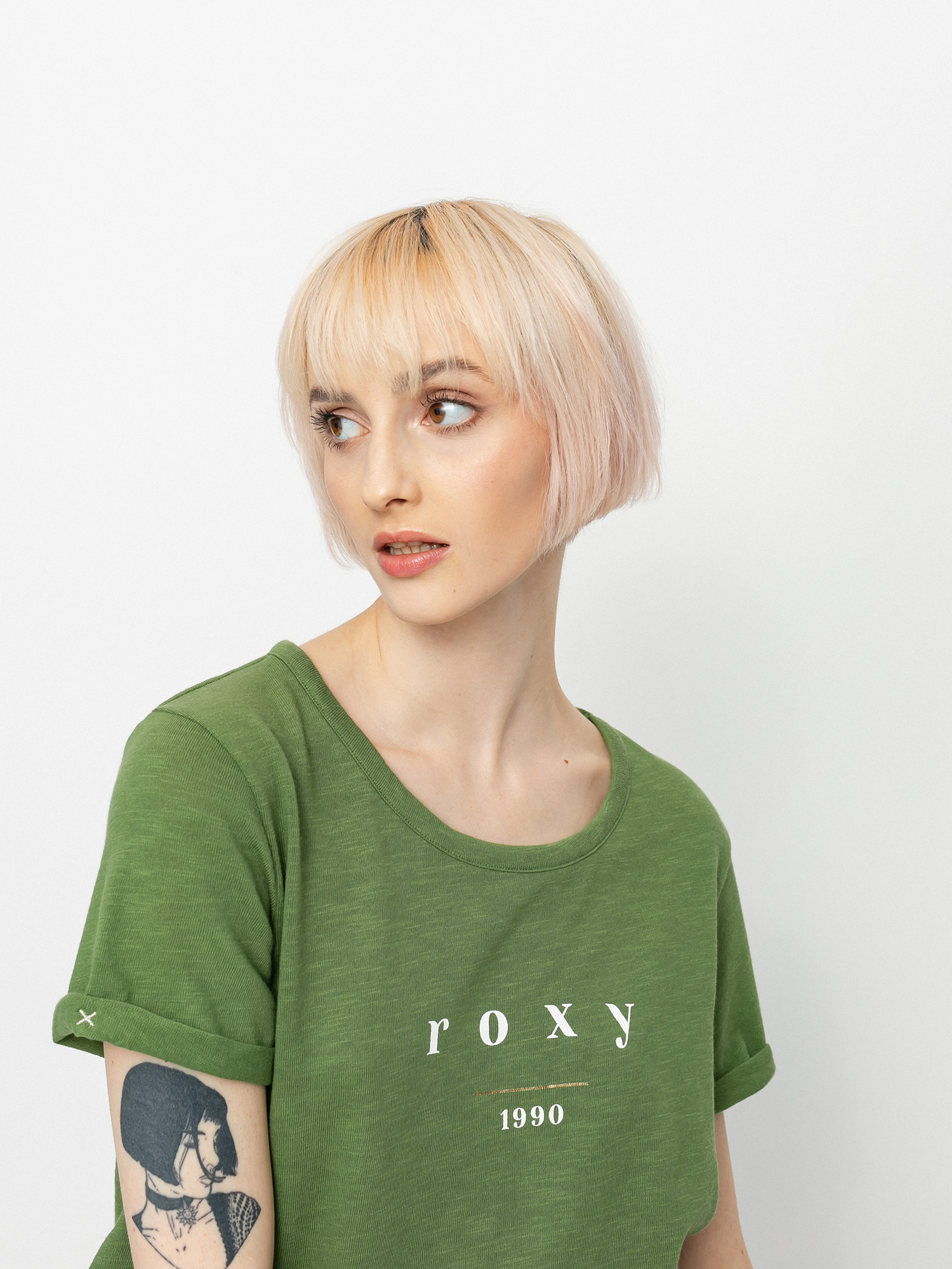 Roxy Oceanholic Wmn Ujjatlan felső (vineyard green)