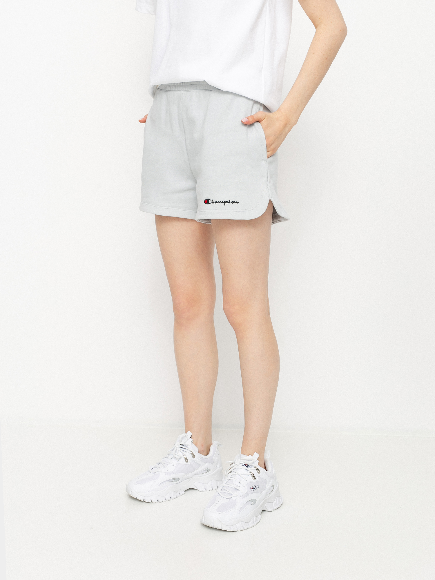 Champion Regular High Waist Shorts 114354 Wmn Rövidnadrág (prbl)