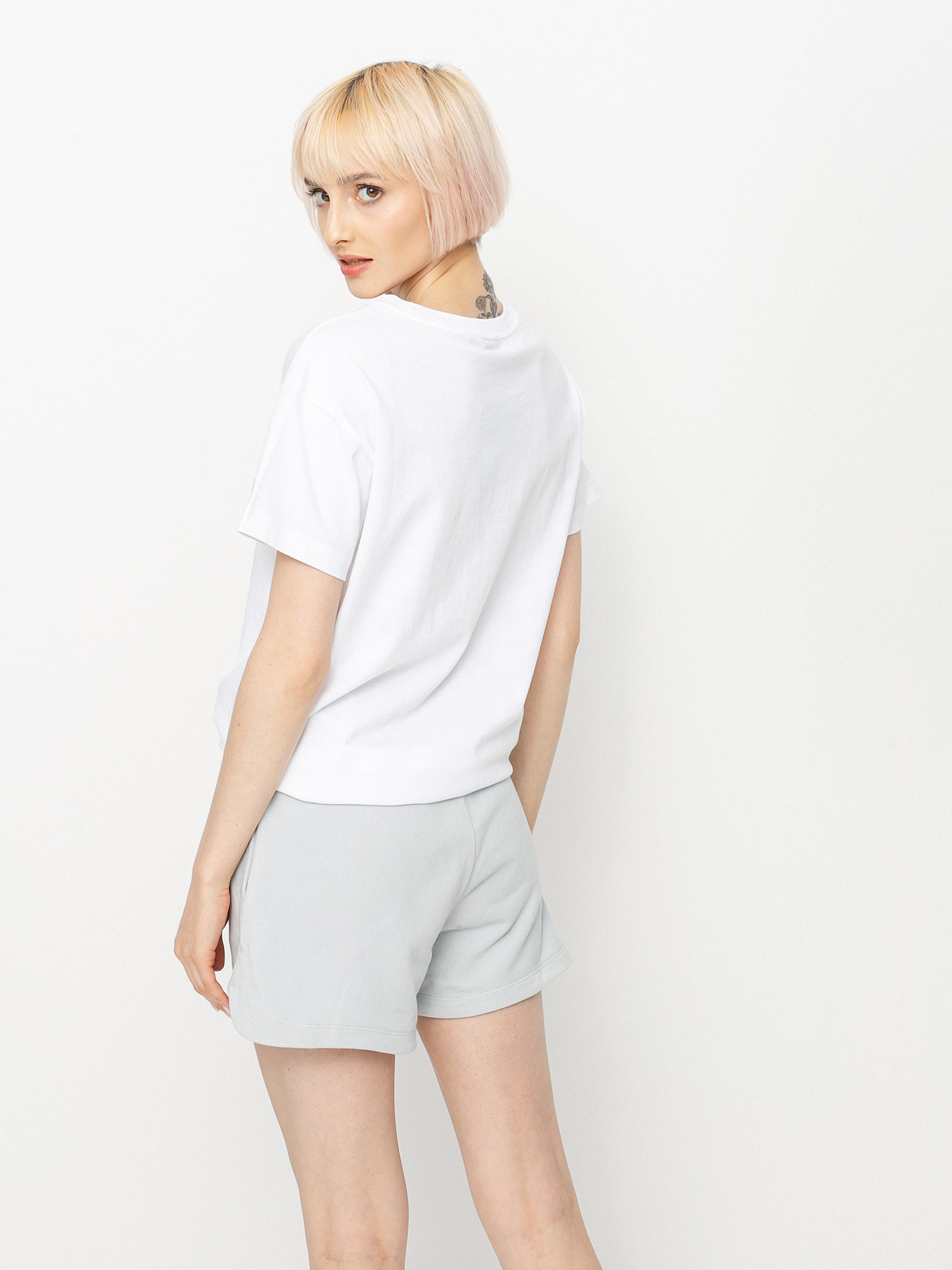 Champion Crewneck 112650 Wmn Ujjatlan felső (wht)