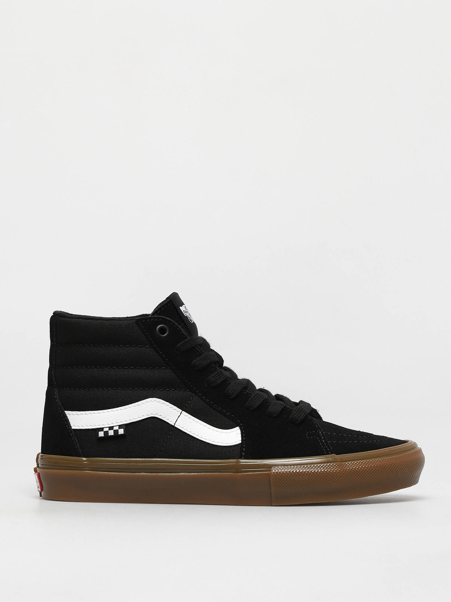 Vans Skate Sk8 Hi Cipők (black/gum)