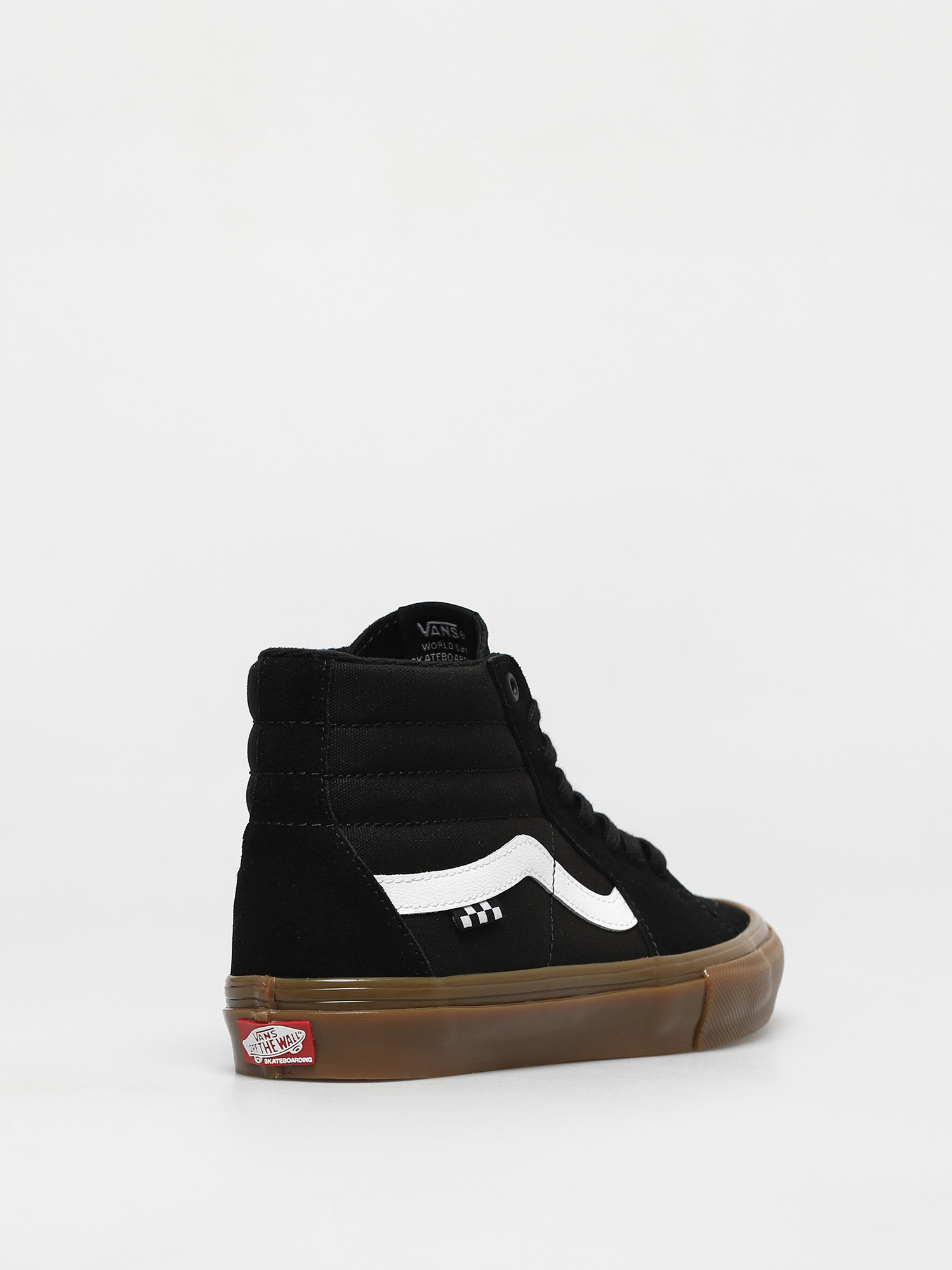 Vans Skate Sk8 Hi Cipők (black/gum)