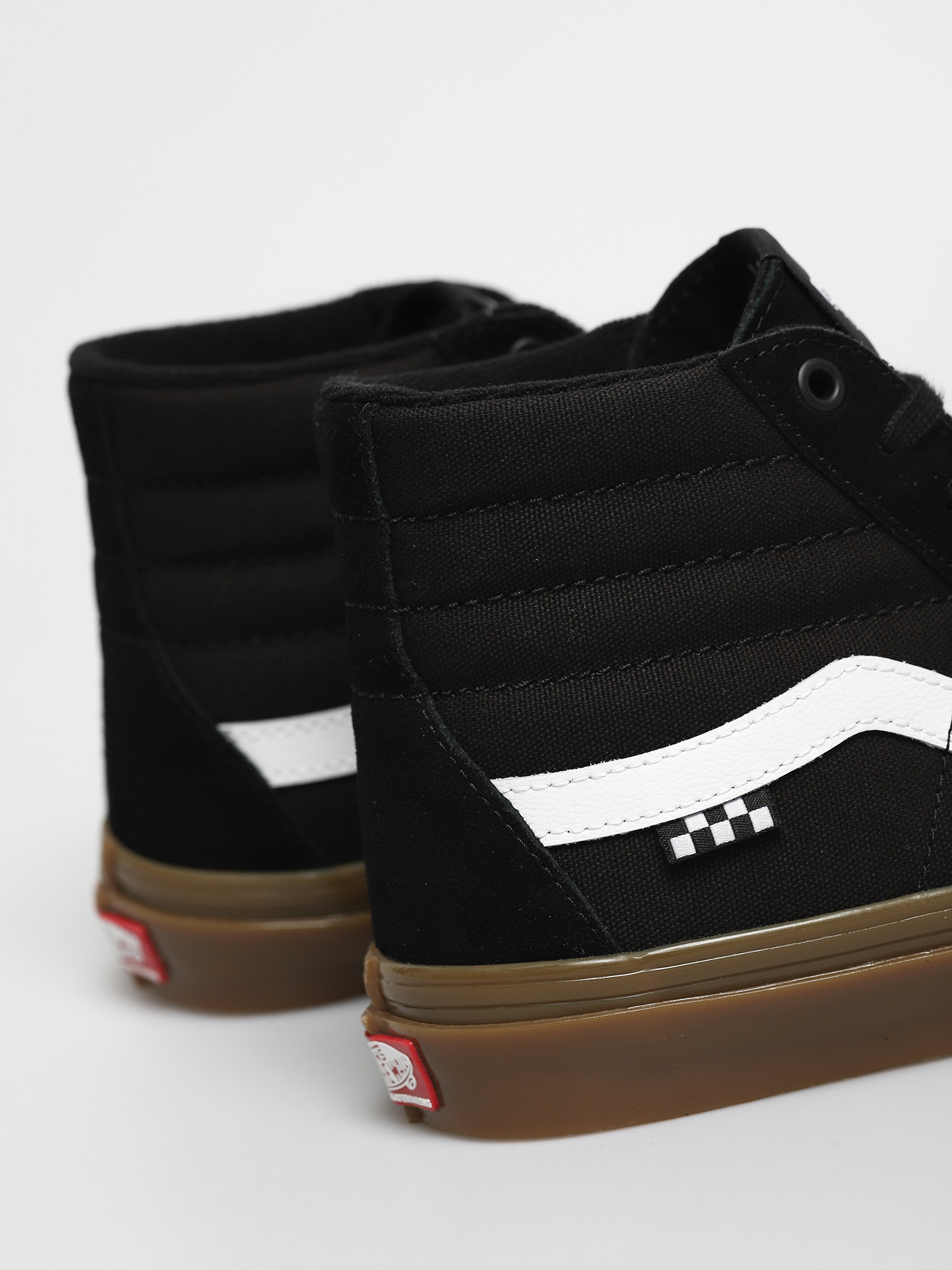Vans Skate Sk8 Hi Cipők (black/gum)