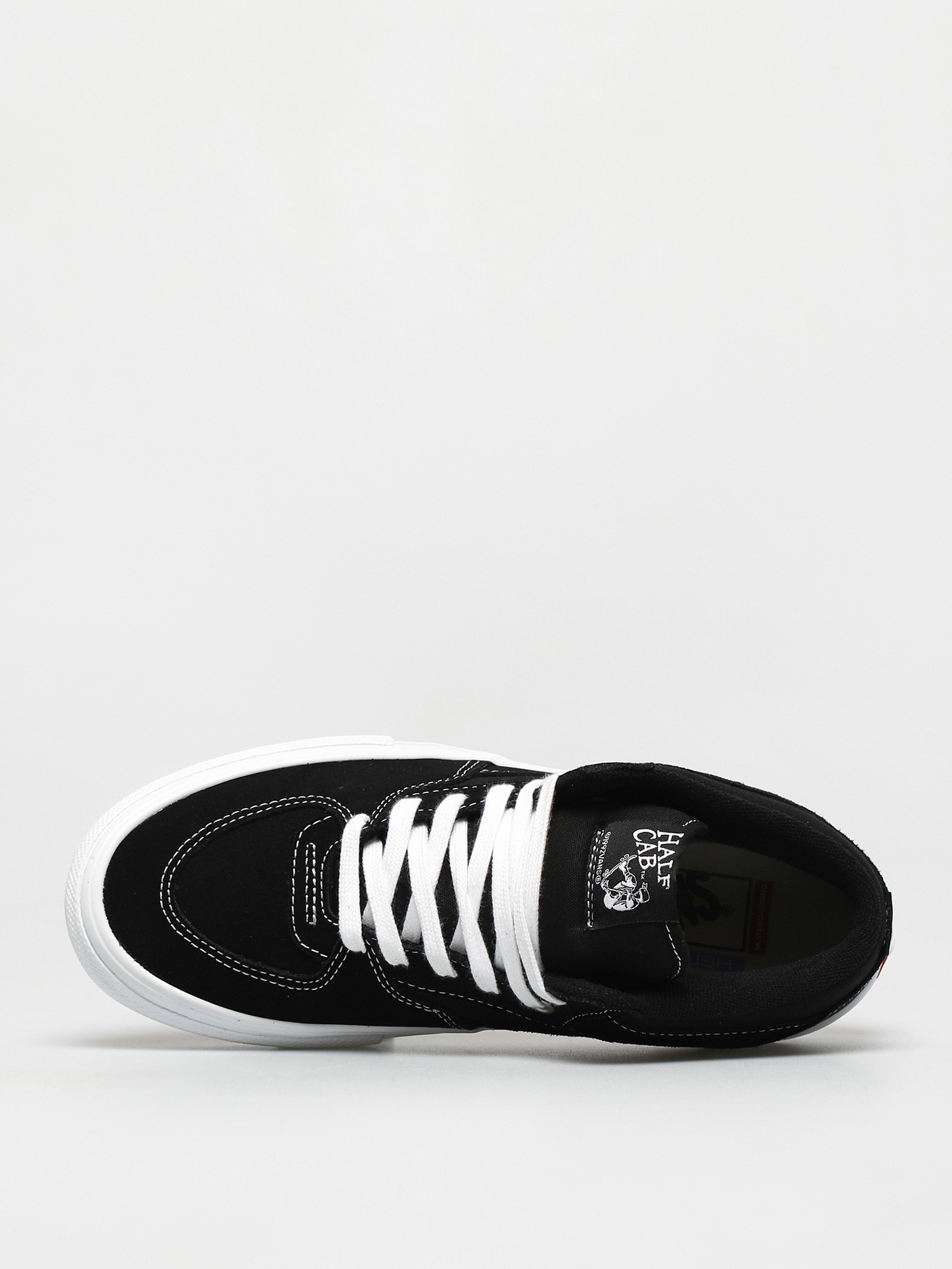 Vans Skate Half Cab Cipők (black/white)