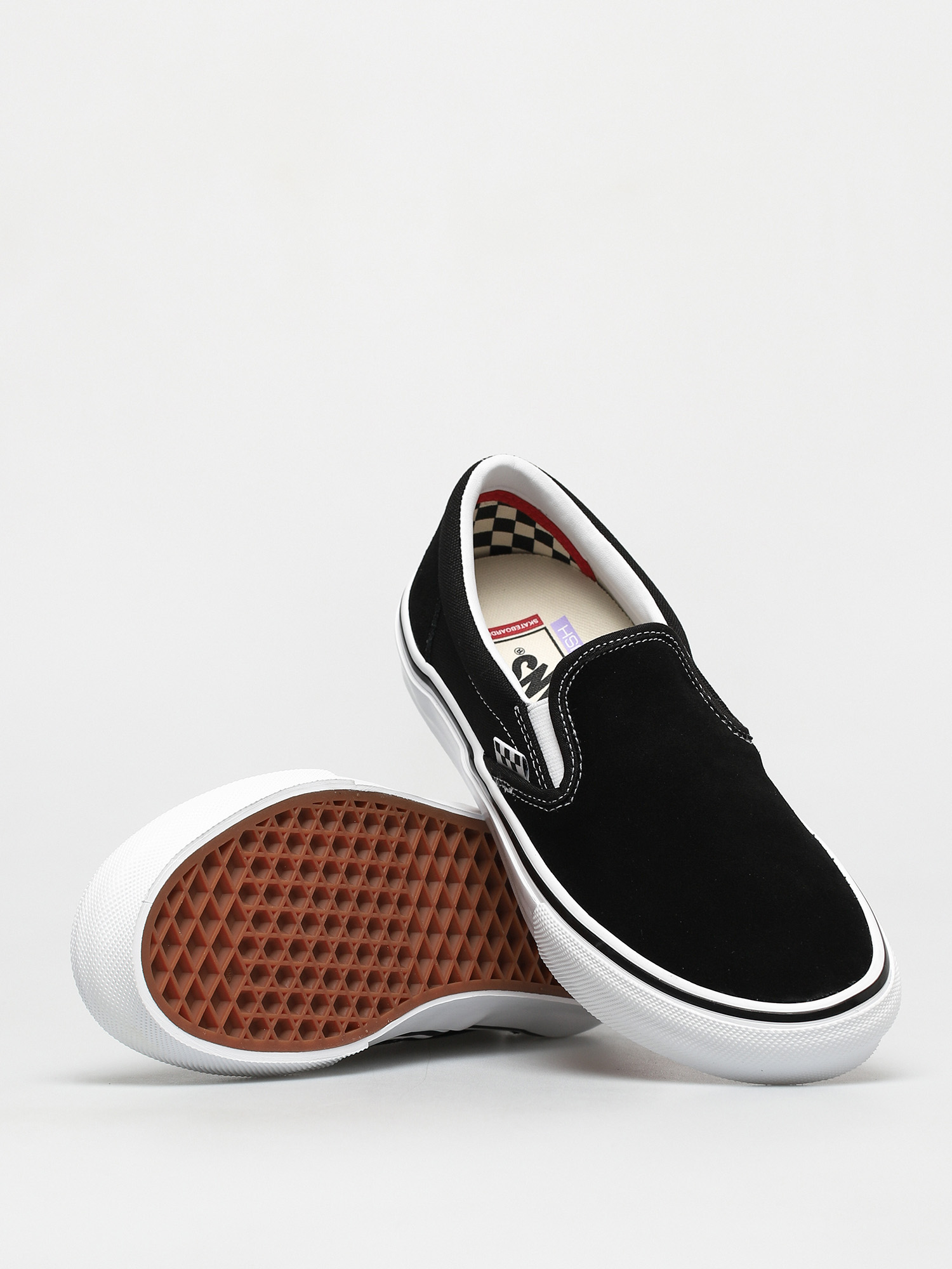 Vans Skate Slip On Cipők (black/white)