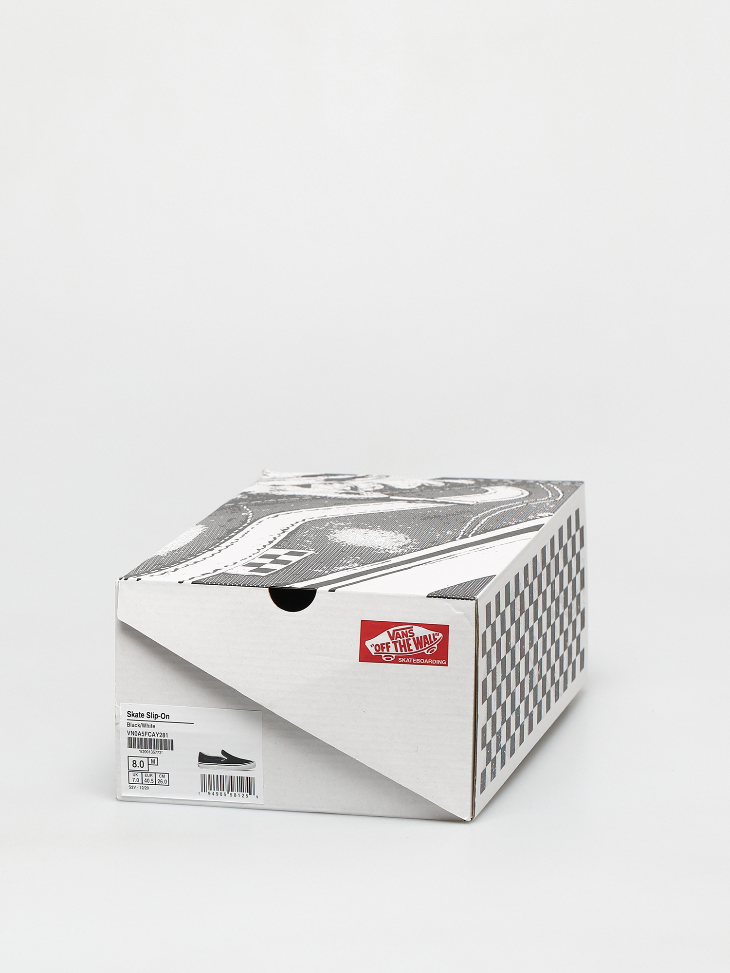 Vans Skate Slip On Cipők (black/white)