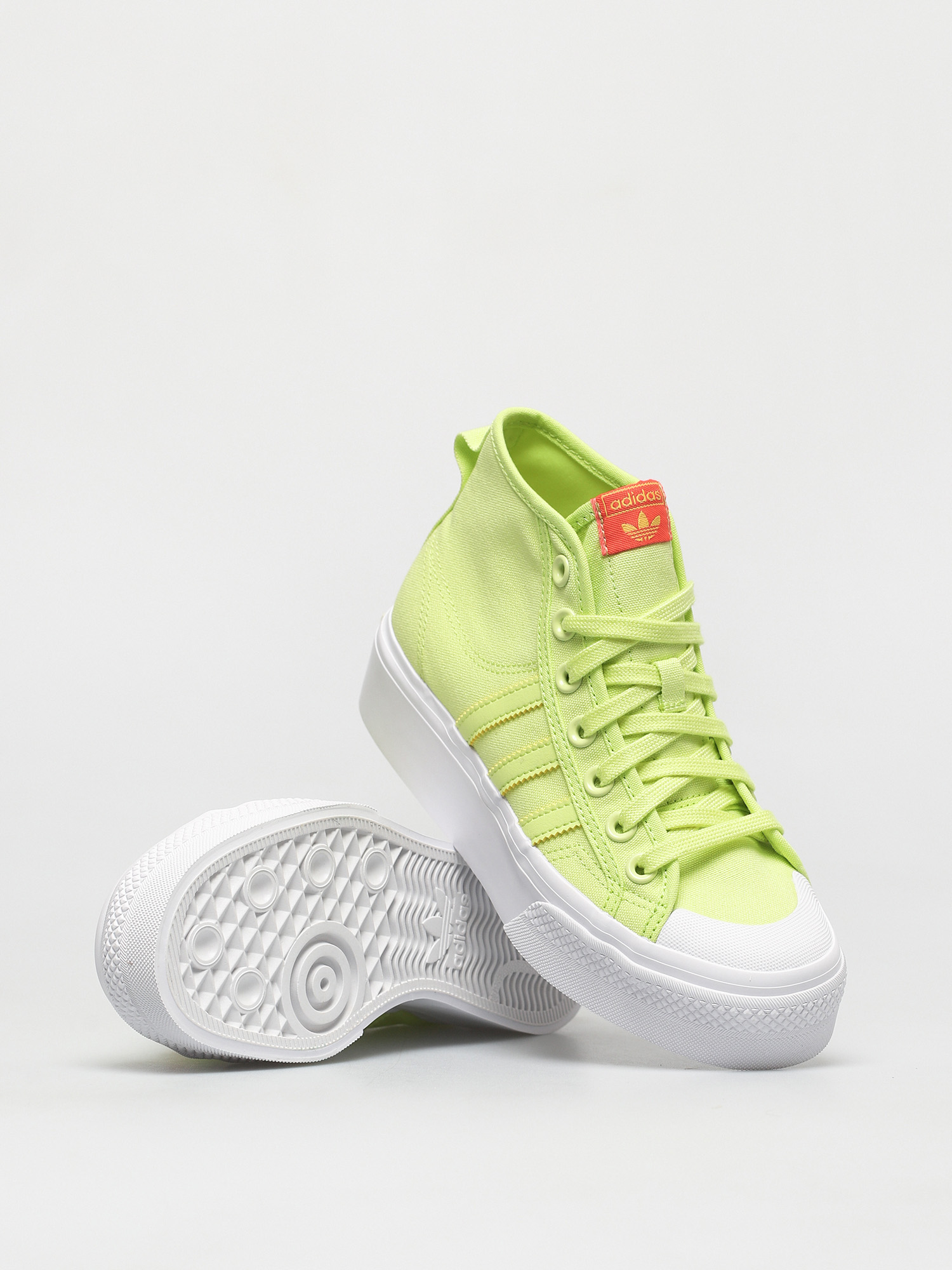 adidas Originals Nizza Platform Mid Wmn Cipők (sefrye/ftwwht/solred)