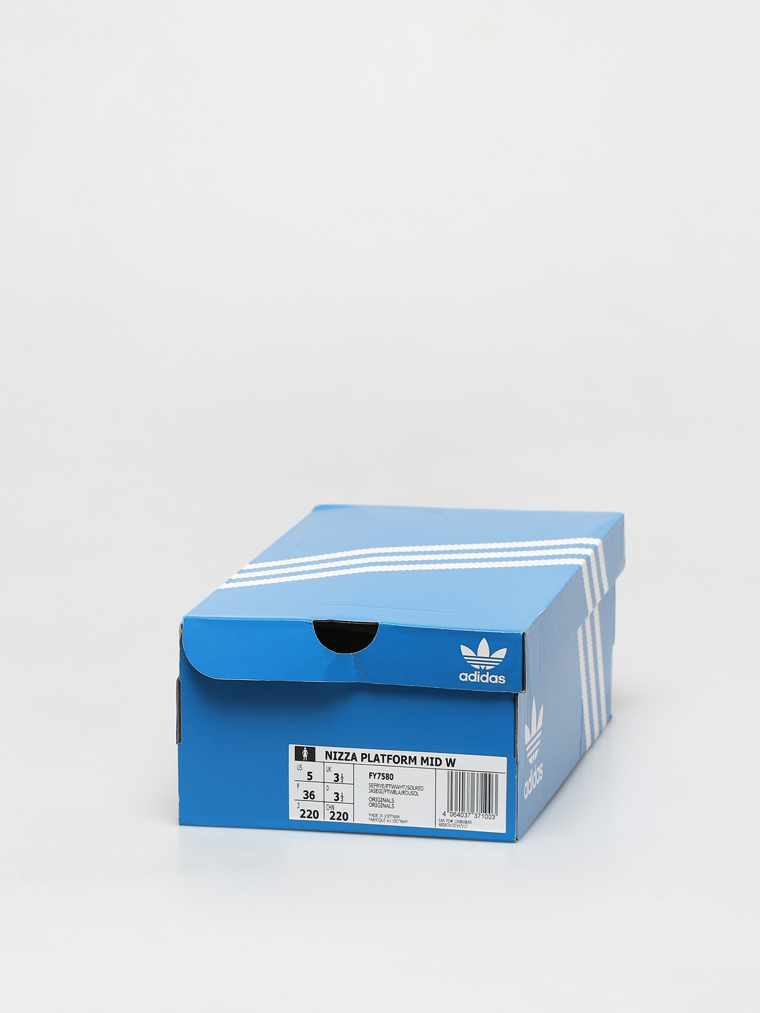 adidas Originals Nizza Platform Mid Wmn Cipők (sefrye/ftwwht/solred)