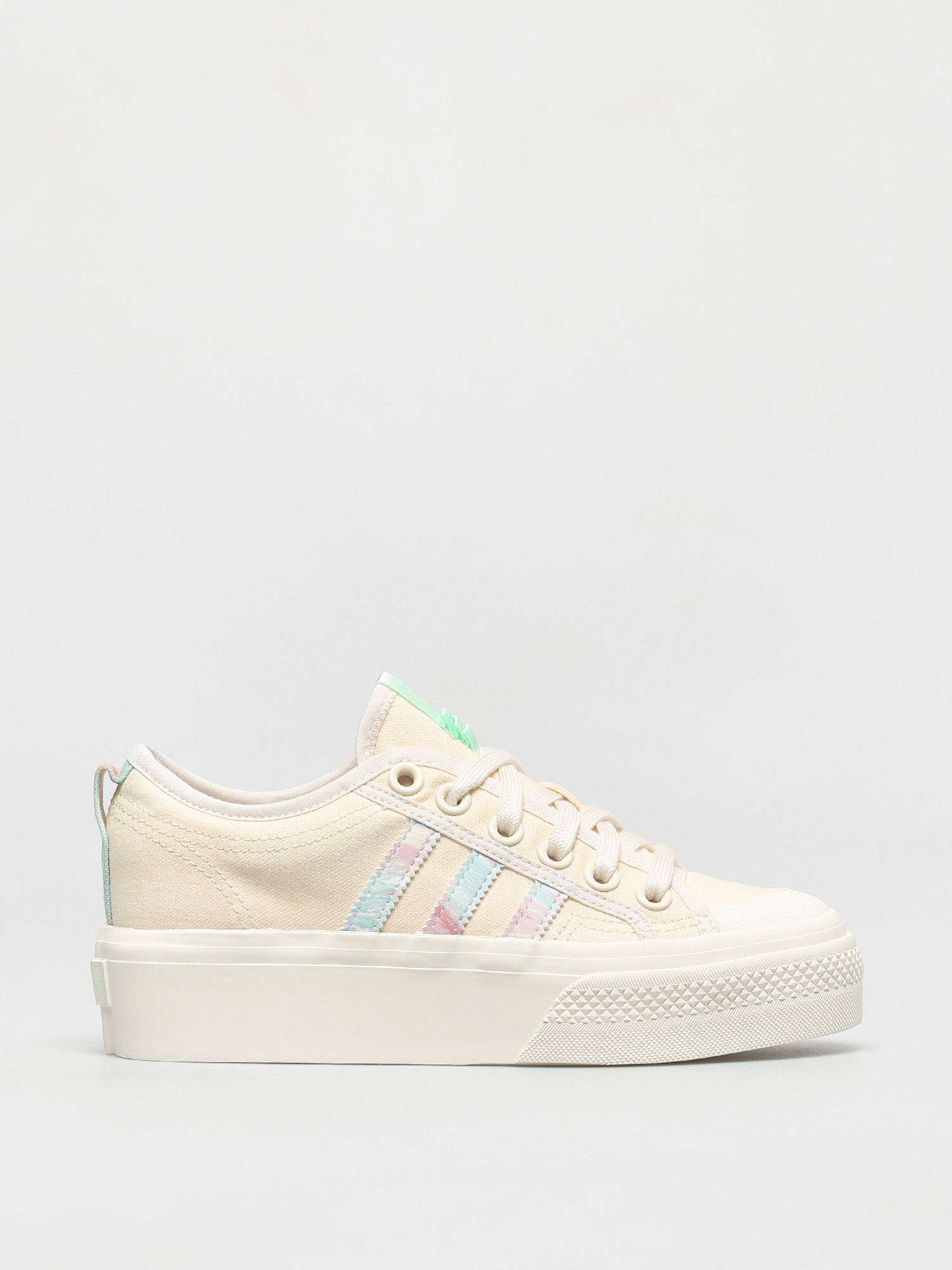adidas Originals Nizza Platform Wmn Cipők (cwhite/cwhite/frogrn)