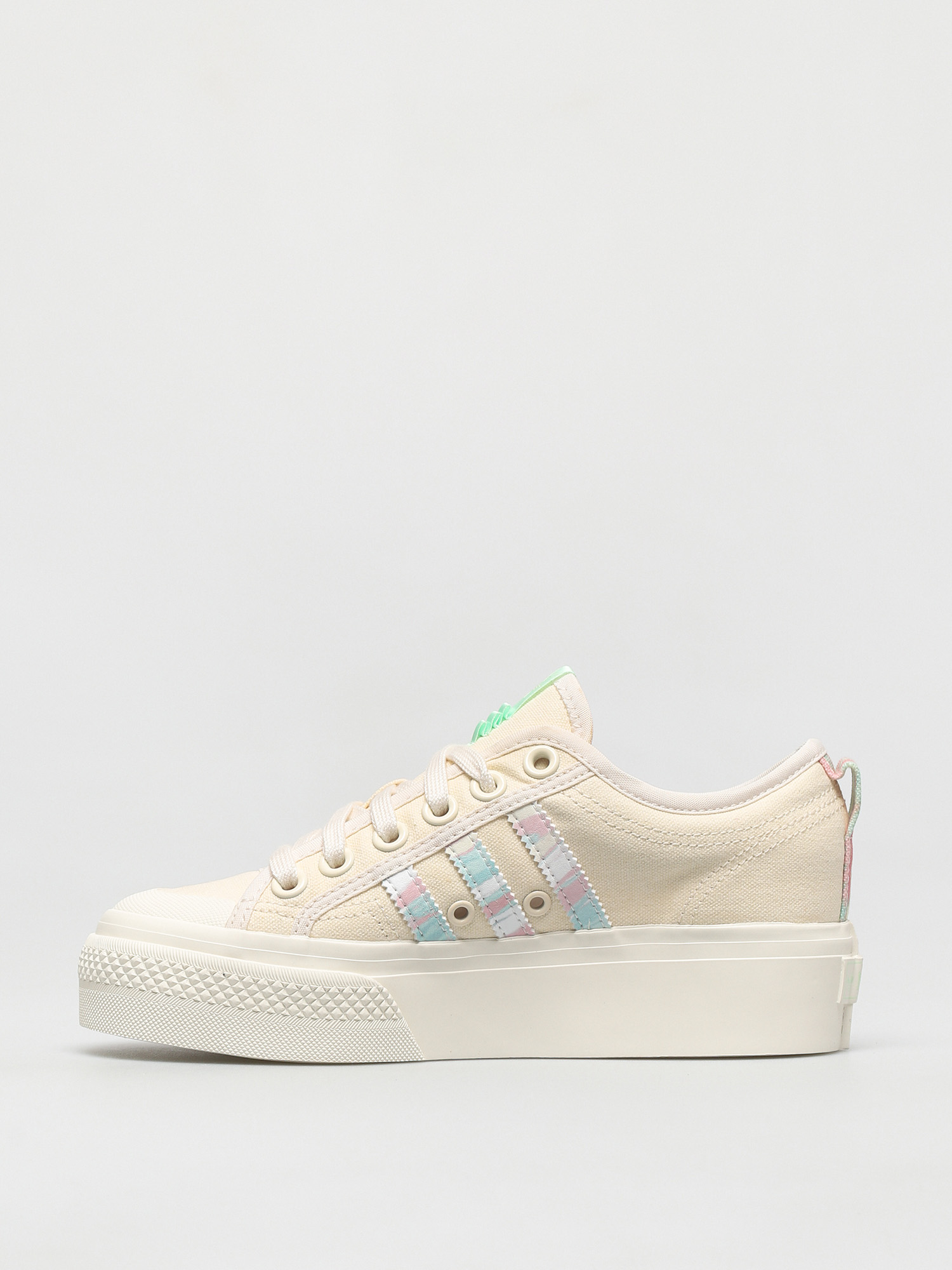 adidas Originals Nizza Platform Wmn Cipők (cwhite/cwhite/frogrn)