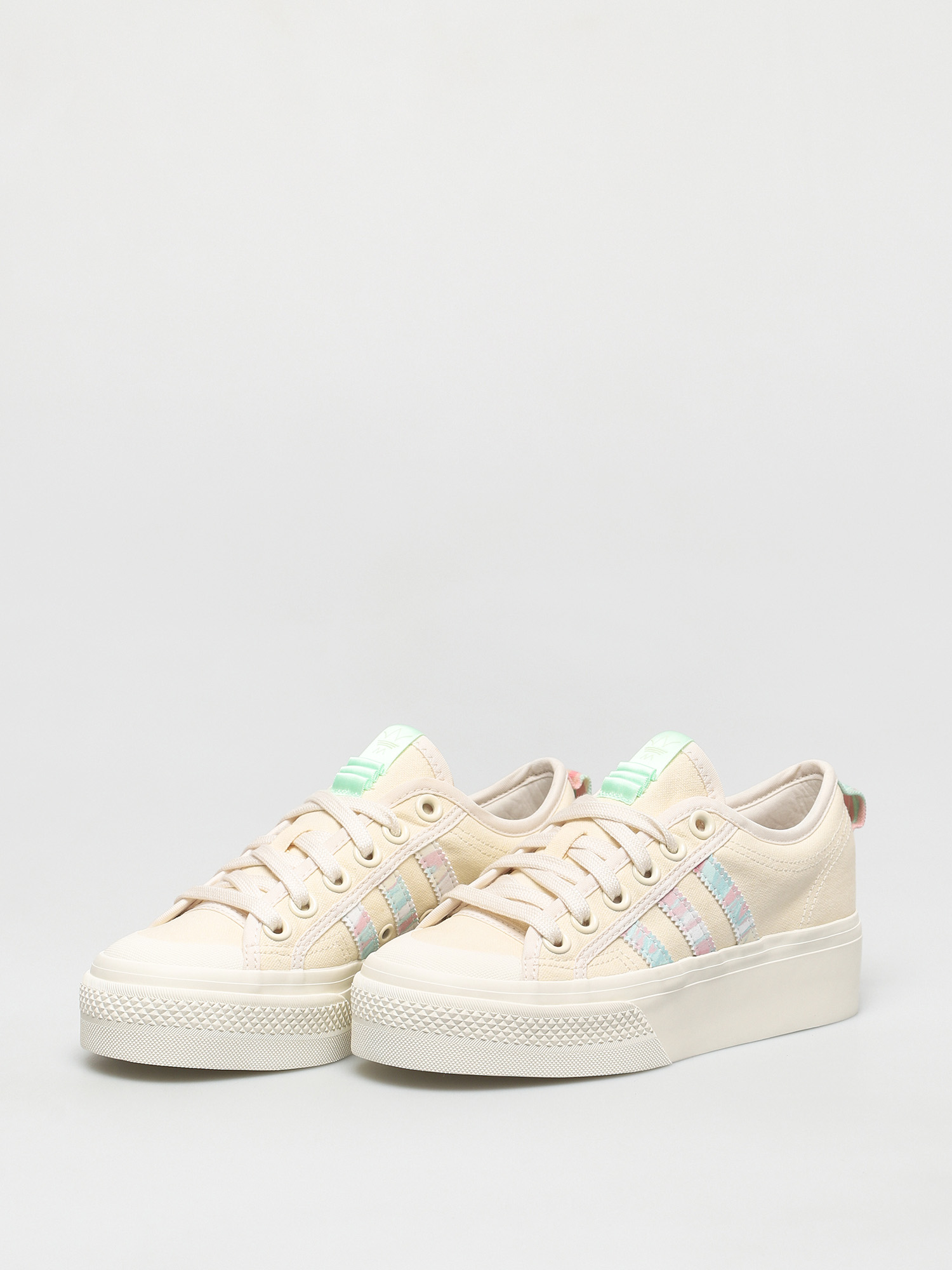adidas Originals Nizza Platform Wmn Cipők (cwhite/cwhite/frogrn)