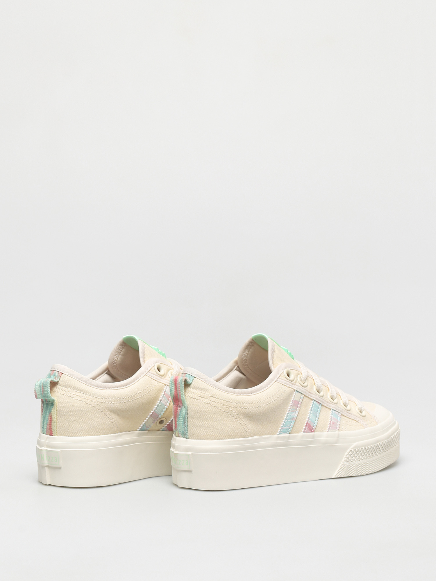 adidas Originals Nizza Platform Wmn Cipők (cwhite/cwhite/frogrn)