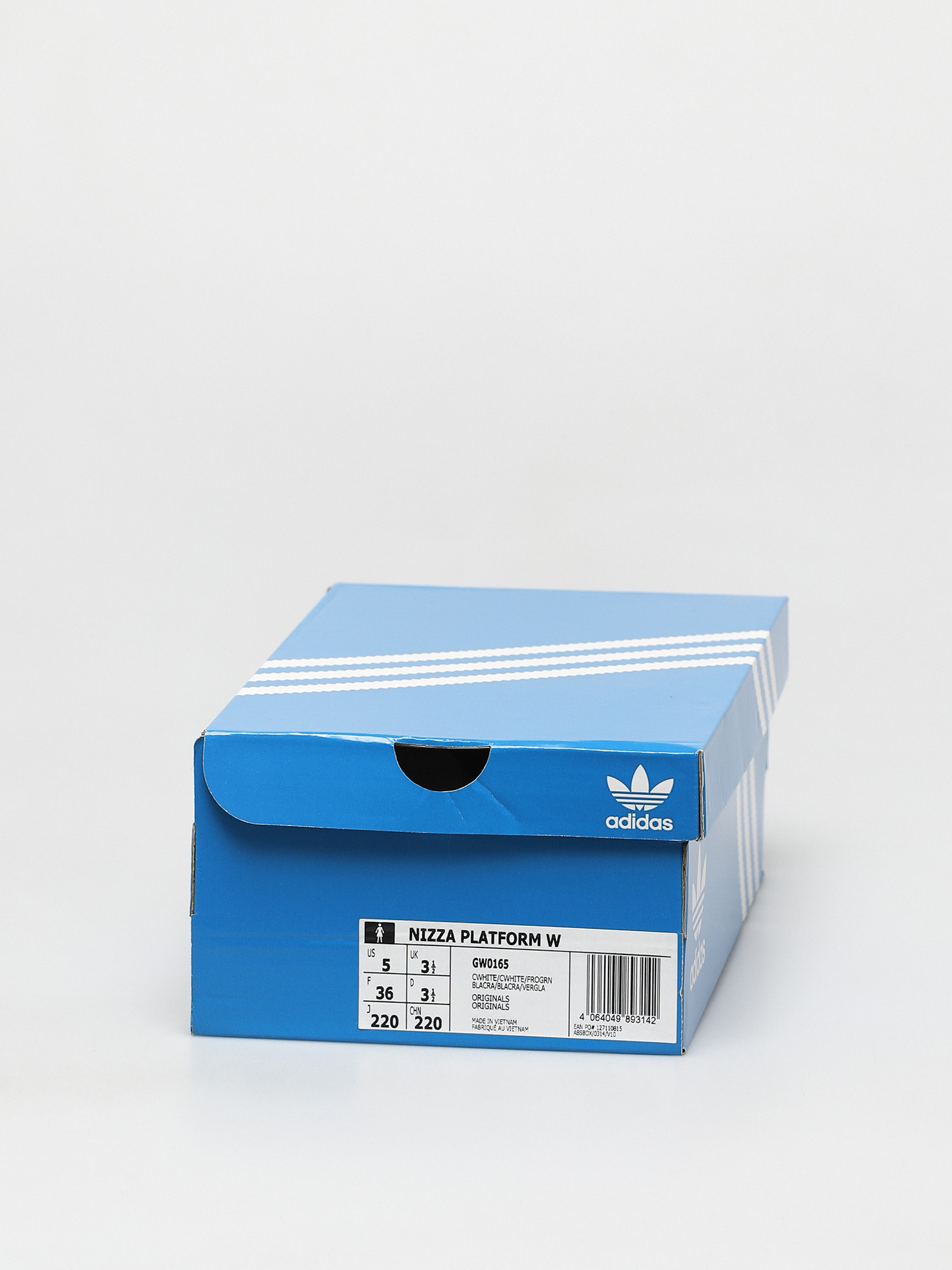 adidas Originals Nizza Platform Wmn Cipők (cwhite/cwhite/frogrn)