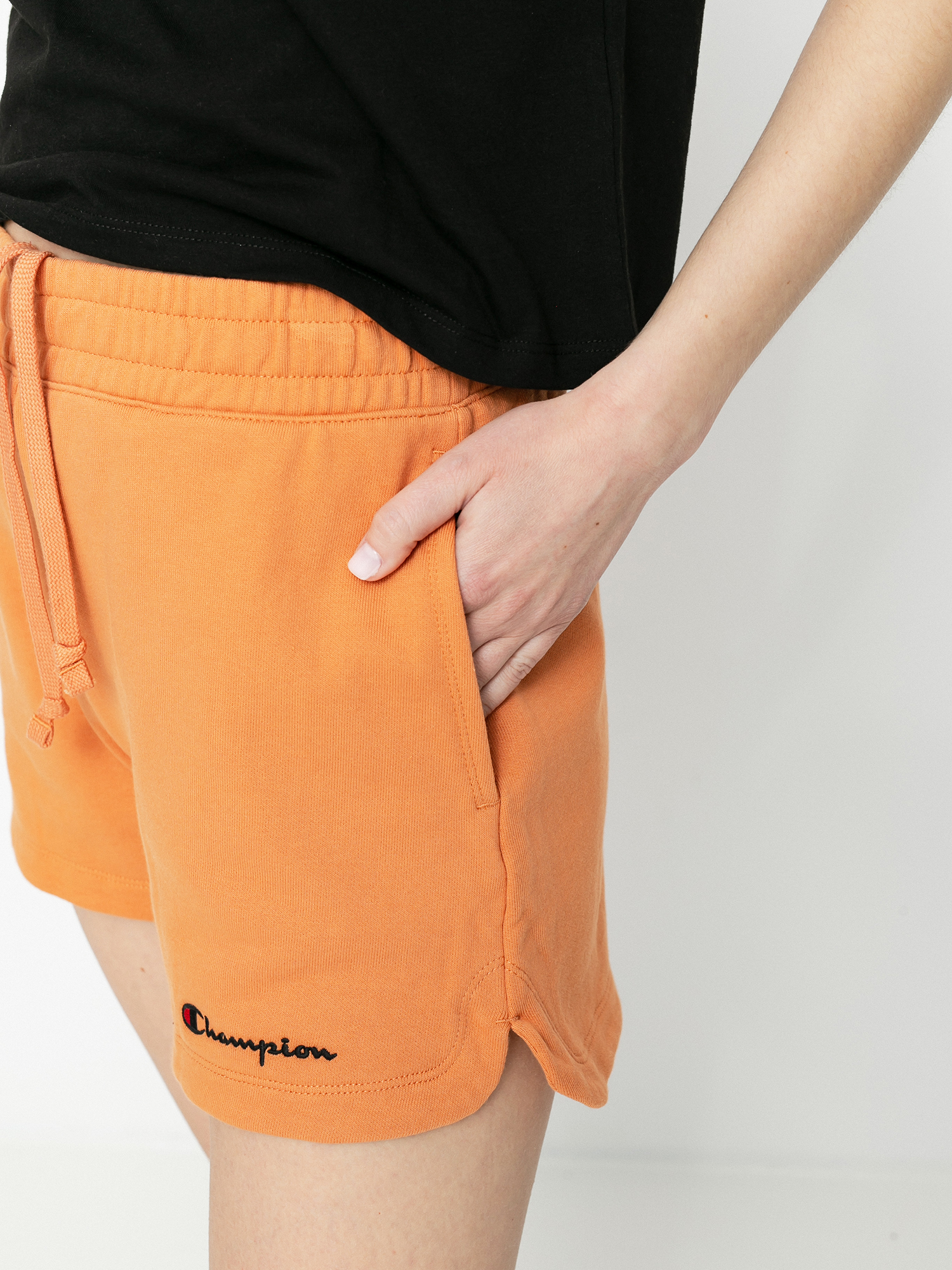 Champion Regular High Waist Shorts 114354 Wmn Rövidnadrág (crml)