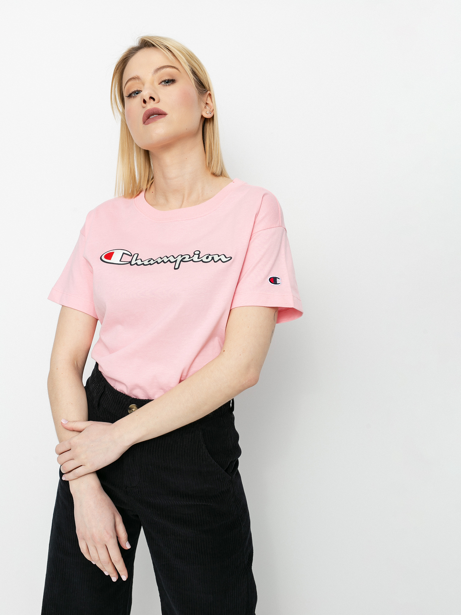 Champion Crewneck 112650 Wmn Ujjatlan felső (cnp)