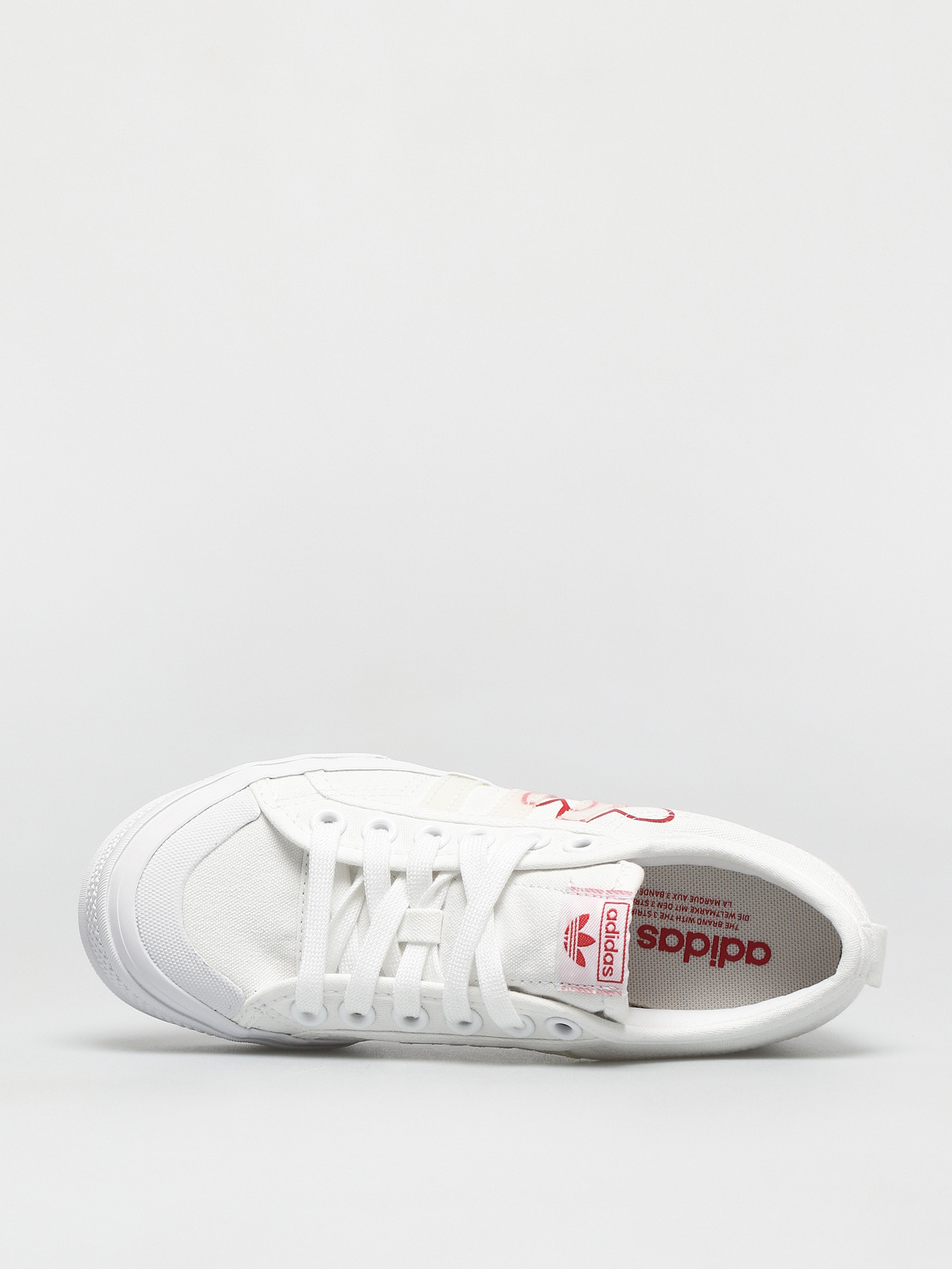 adidas Originals Nizza Platform Wmn Cipők (ftwwht/vivred/gumm2)