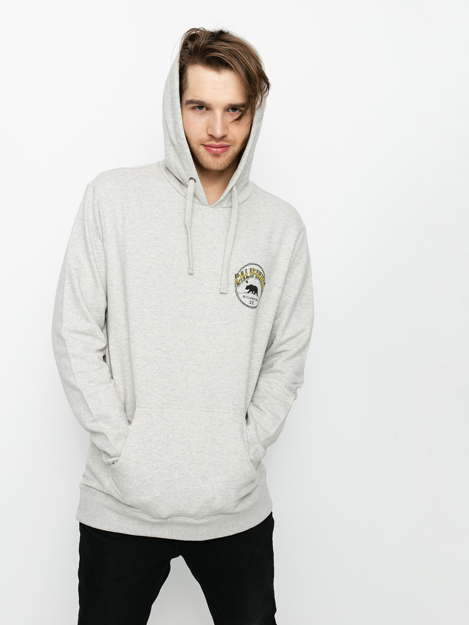 Billabong Dreamy Places HD Kapucnis pulóver (lt grey heather)