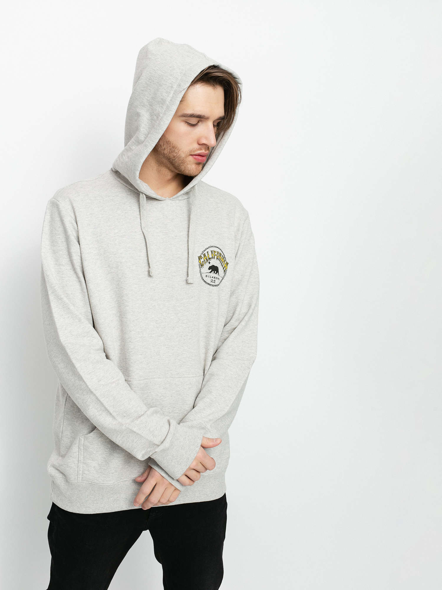 Billabong Dreamy Places HD Kapucnis pulóver (lt grey heather)