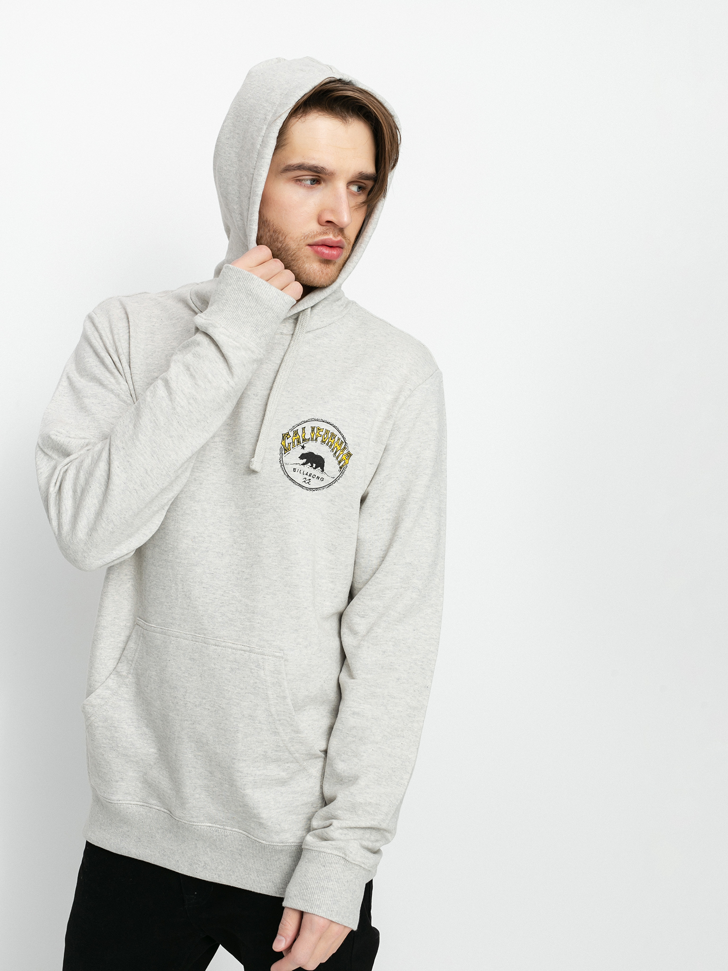 Billabong Dreamy Places HD Kapucnis pulóver (lt grey heather)